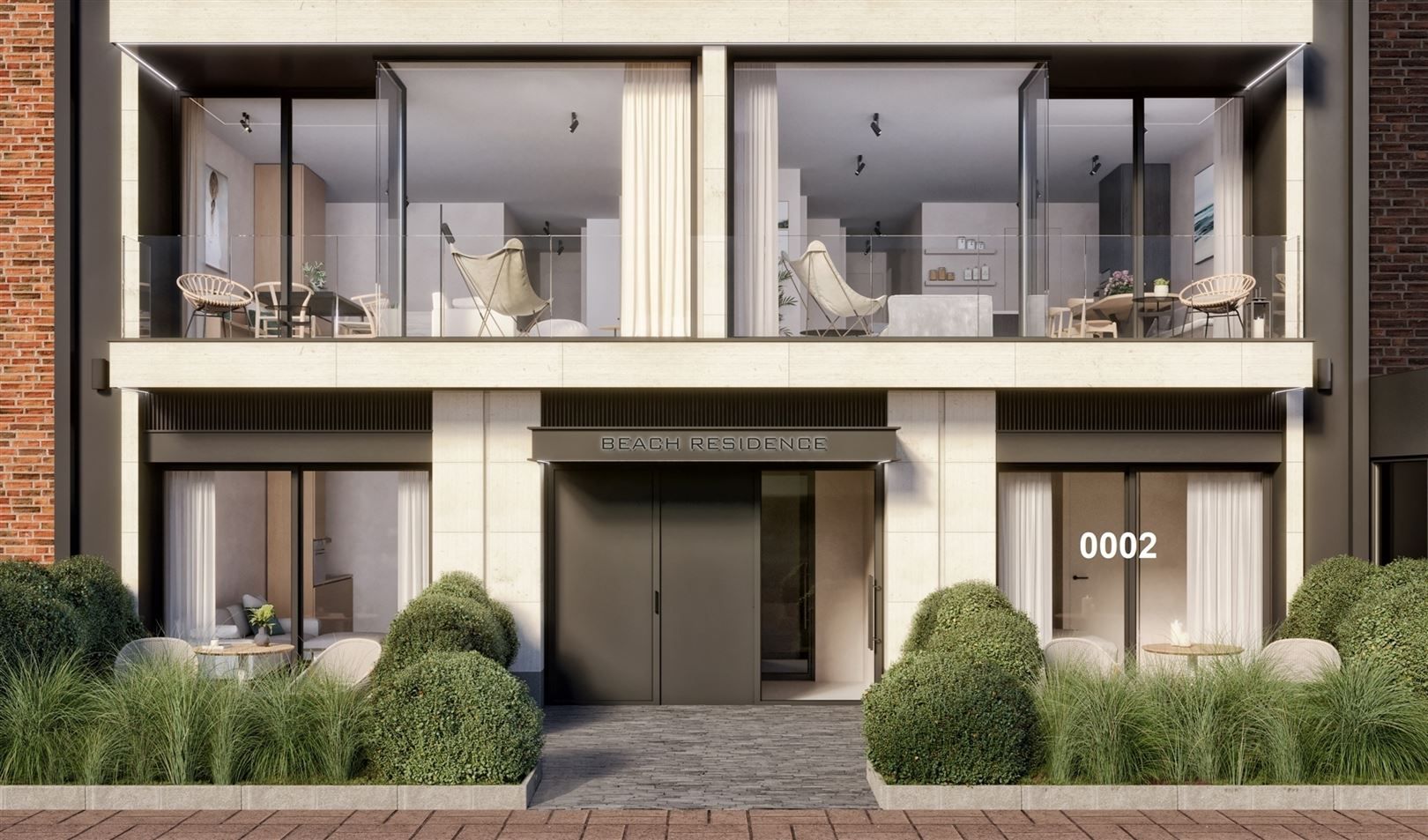 Mooi gelijkvloers appartement met 1 slaapkamer, terras vooraan, terras achteraan foto 3