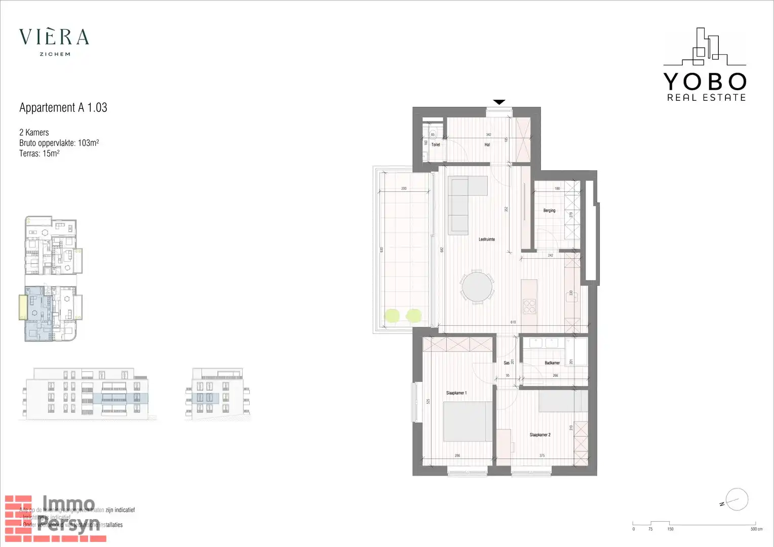 Nieuwbouw 2 slpk app met terras van 15m² foto 2
