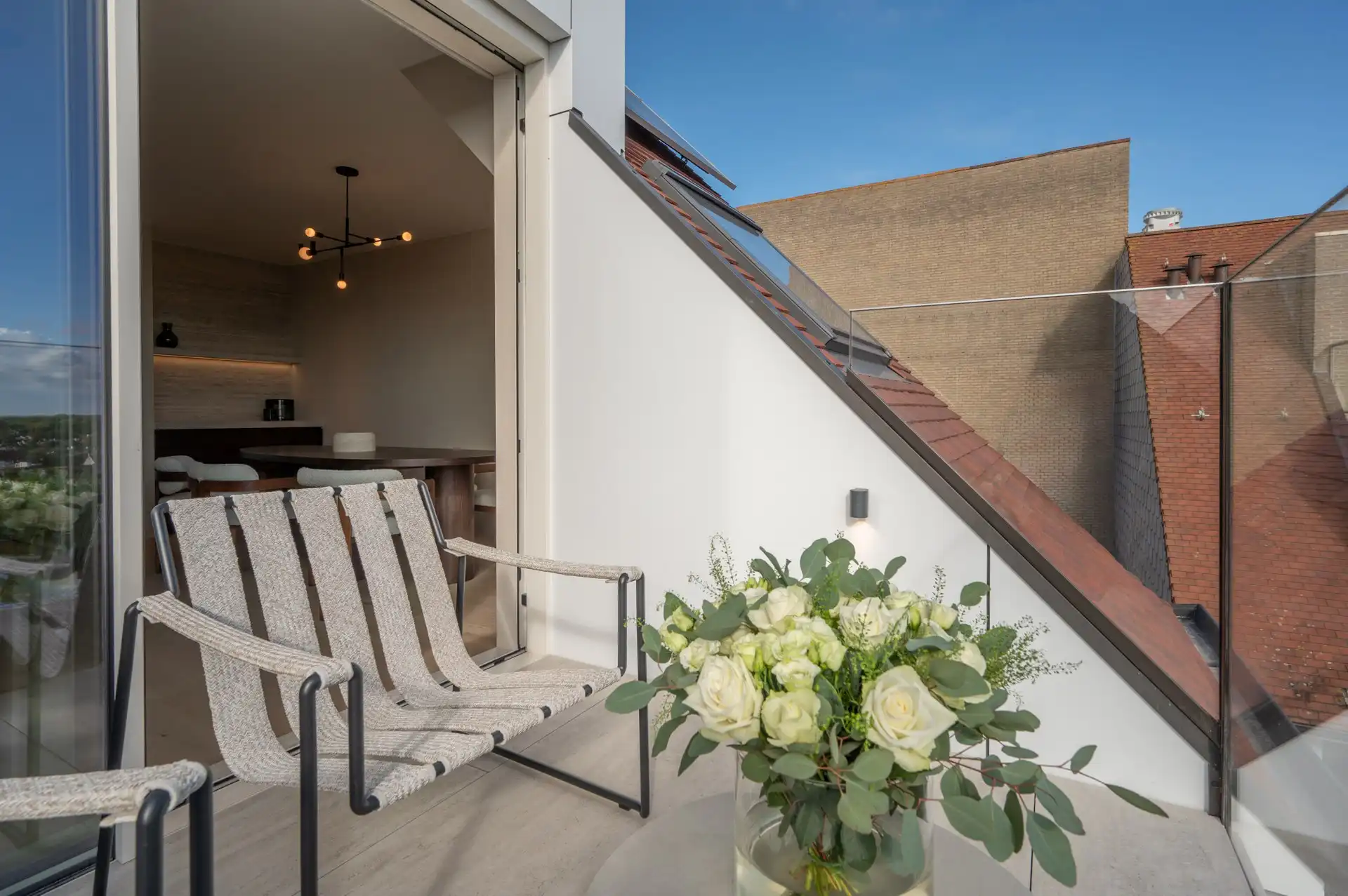 Exclusief nieuwbouw duplex appartement met frontaal zeezicht en royale terrassen nabij het Albertplein. foto 21