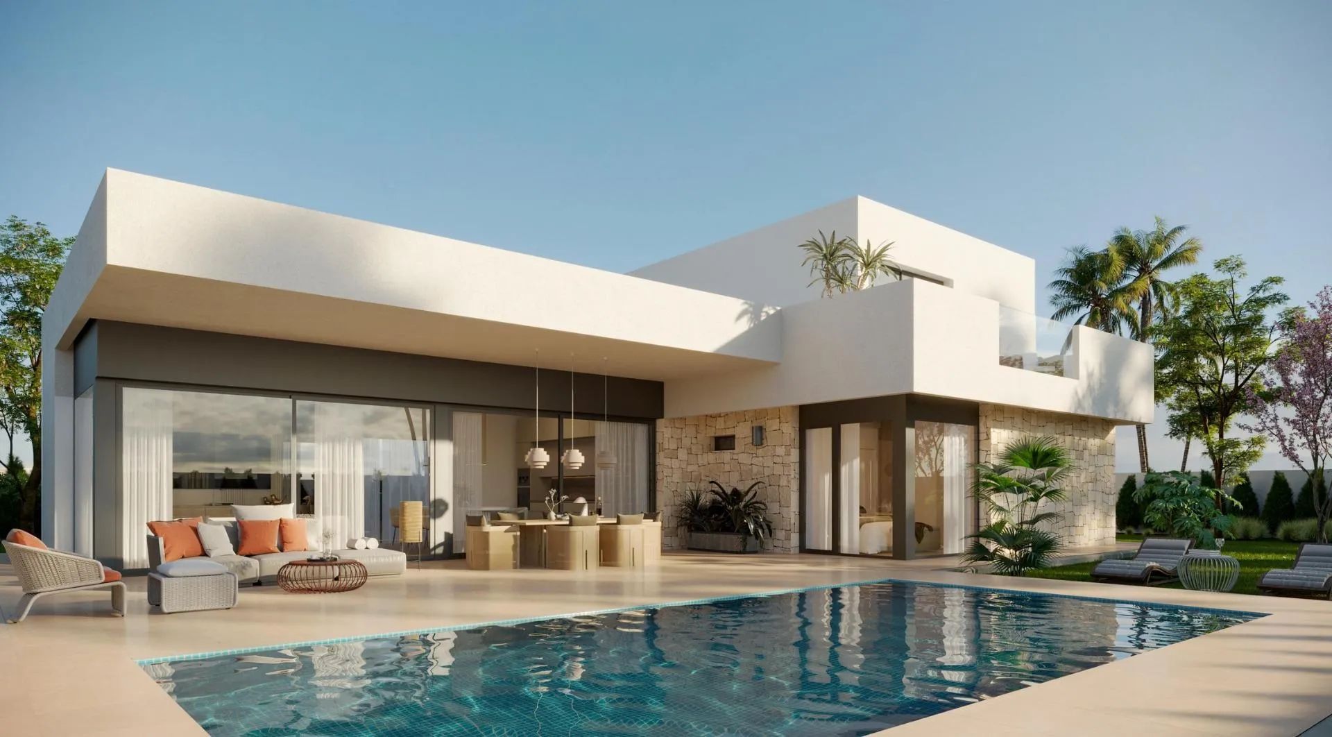 Vrijheid en luxe in het Spaanse binnenland: exclusieve villa’s op royale percelen in Aspe foto {{pictureIndex}}