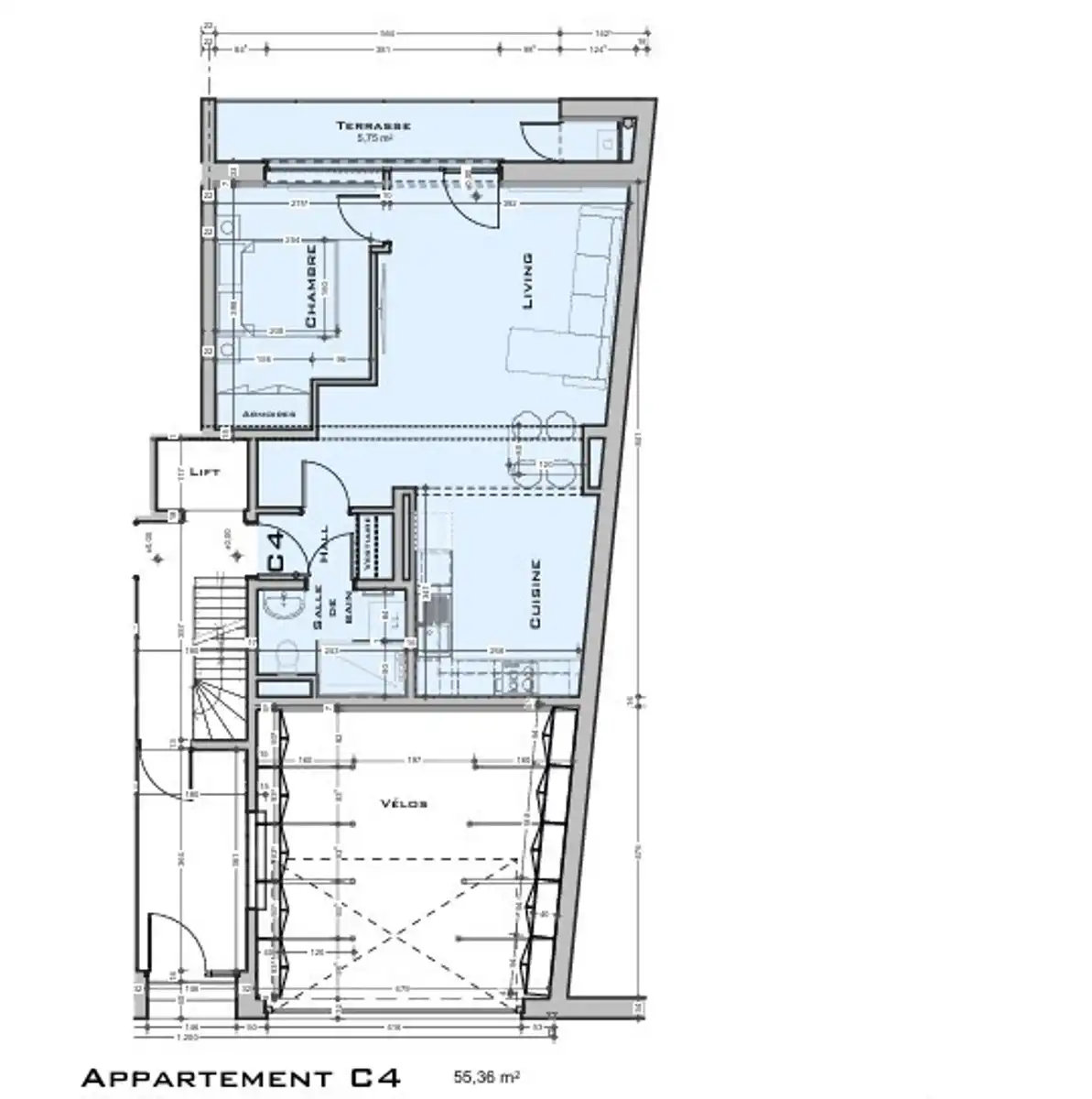 Vernieuwd appartement met 1 slaapkamer en terras foto 9
