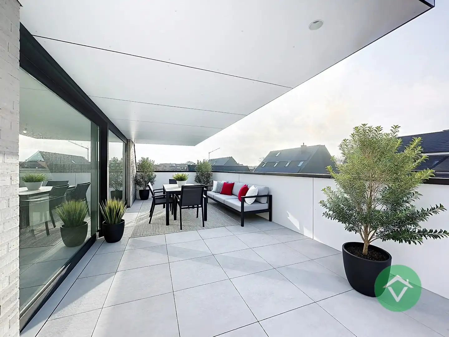 Nieuwbouwappartement met 2 slaapkamers en 1 terras in centrum Koekelare  foto 14