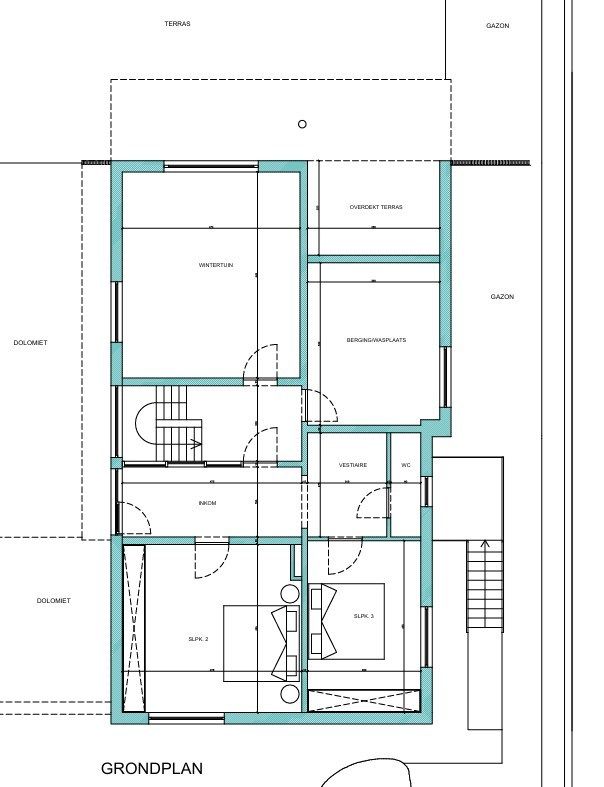Stevige architectenwoning op toplocatie te koop in het Villapark in Waregem. Uniek renovatieproject! foto 15
