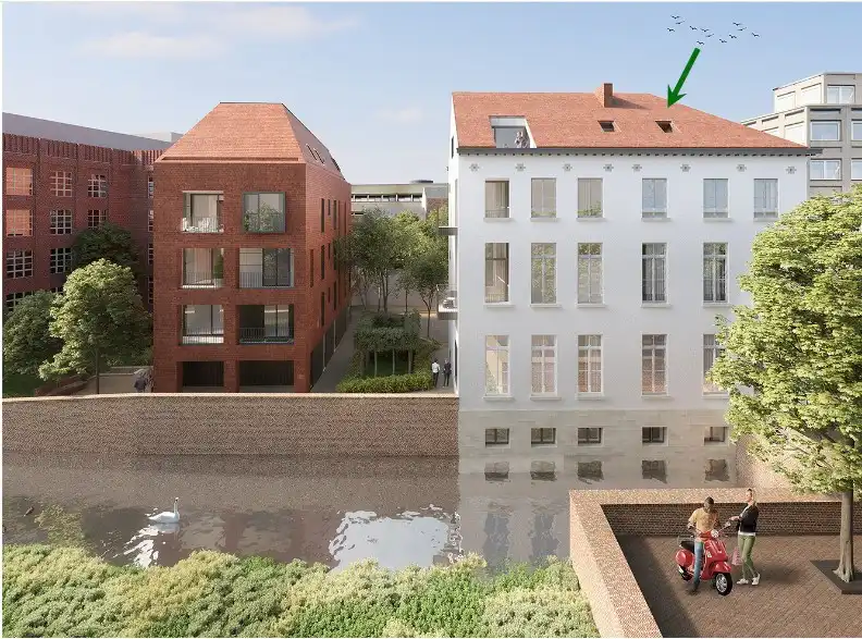 PENTHOUSE in historisch pand "de Blauwen OIJVAERT" (Hertogensite) foto 4