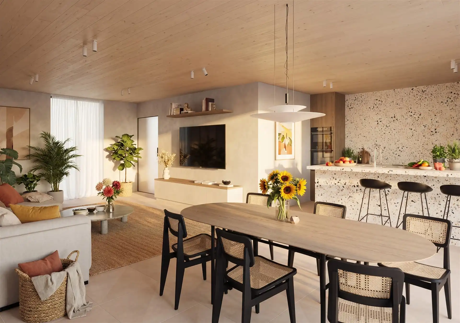 Gesloten nieuwbouwwoning met 3 slaapkamers en mooie tuin. foto 5