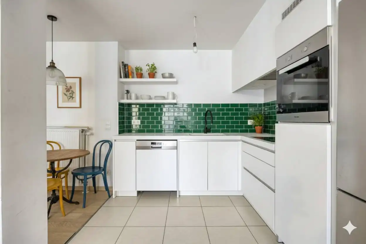 Ruim appartement met twee slaapkamers in centrum Brussel foto 6