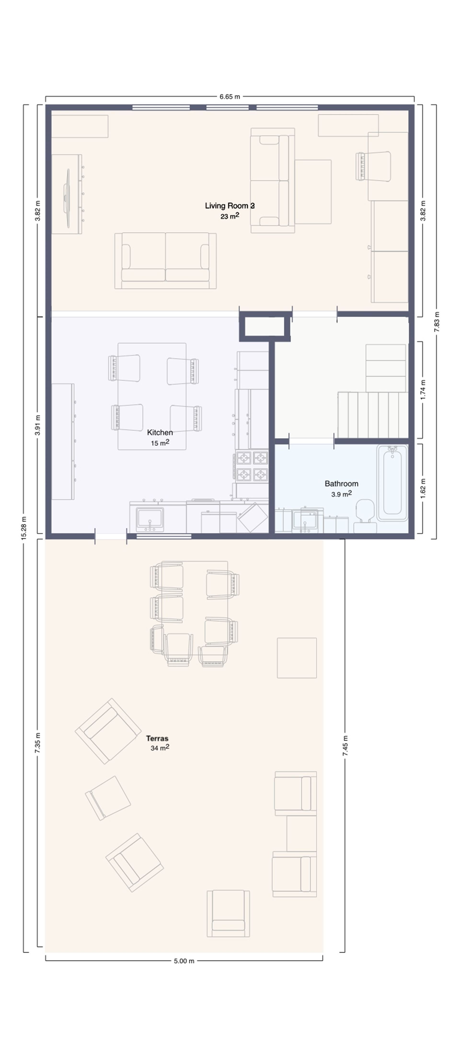 Duplex appartement in Centrum Schoten foto 17