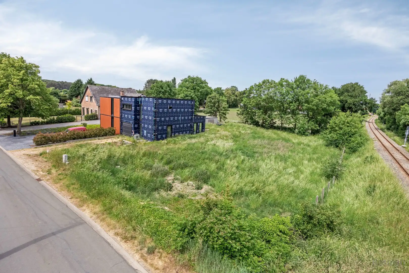 Projectgrond met vergunde plannen voor 2 halfopen bebouwingen te koop in Diest foto 3