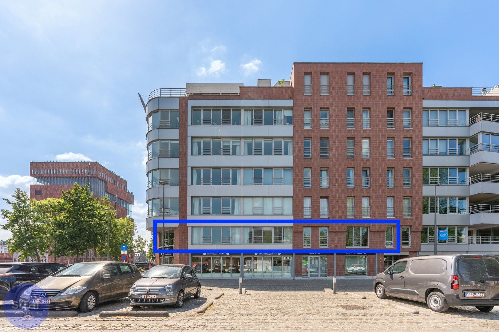 Gigantisch hoekappartement 233m2 met 3 slpks, 2 badk. en zicht op het MAS foto 2