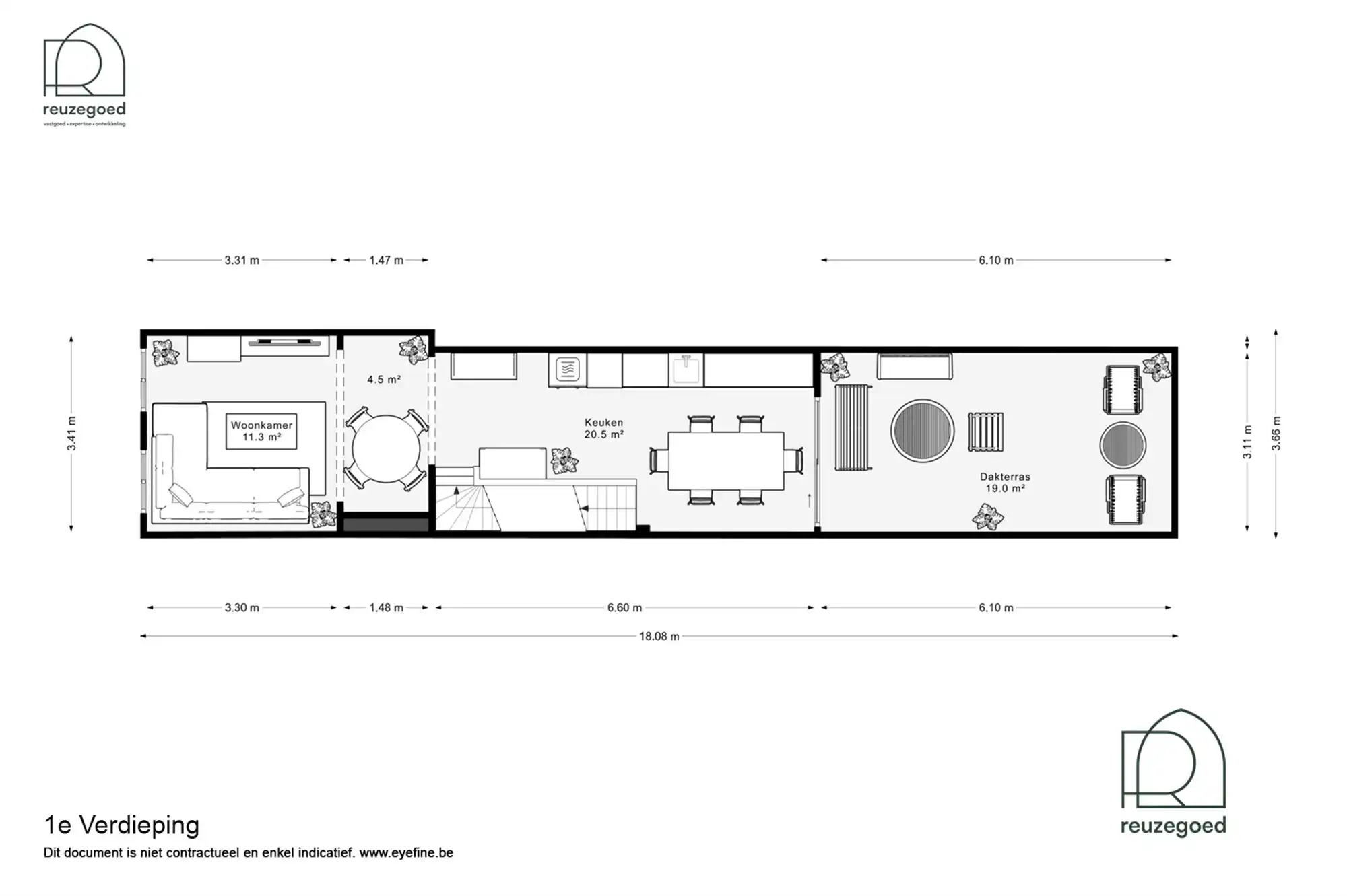 Instapklare stadswoning met garage en 3 slaapkamers op een toplocatie in Mechelen foto 28