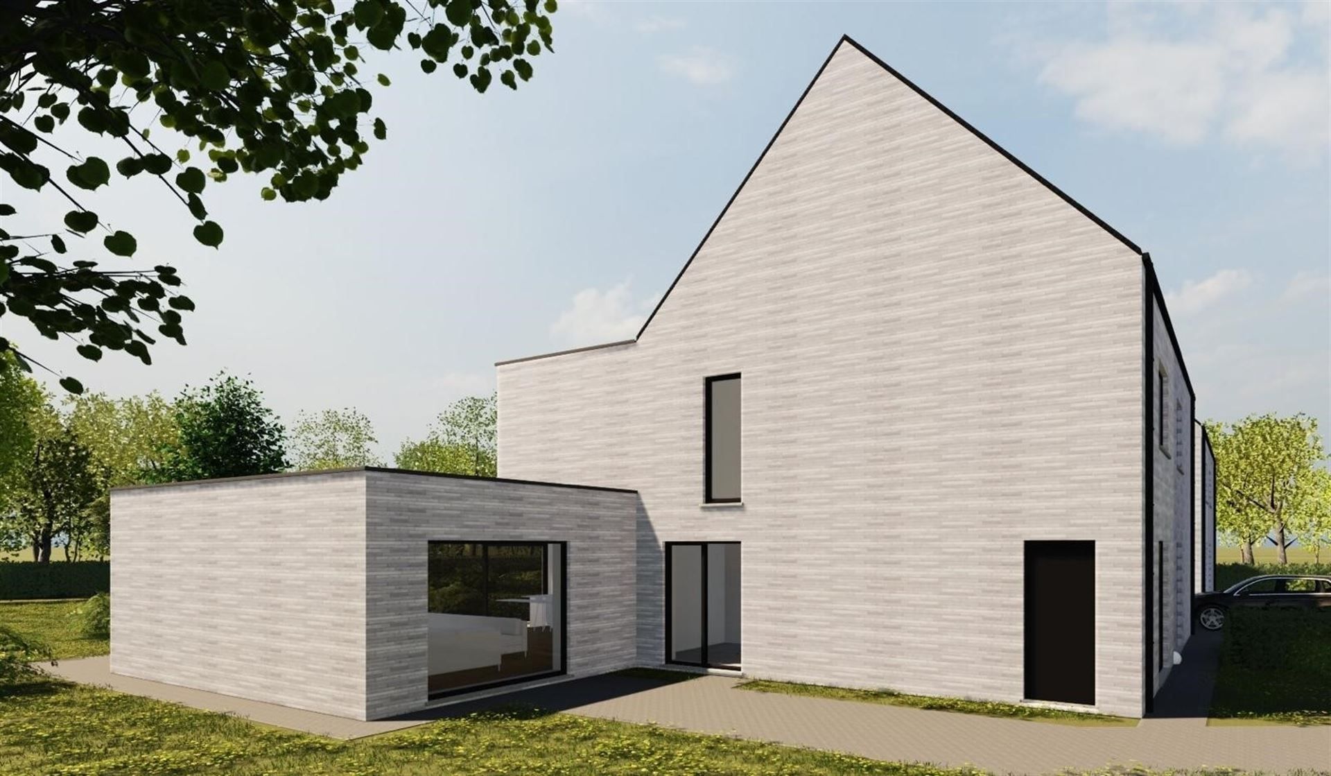 Unieke halfopen nieuwbouwwoning op perceel van 1857m² foto 3