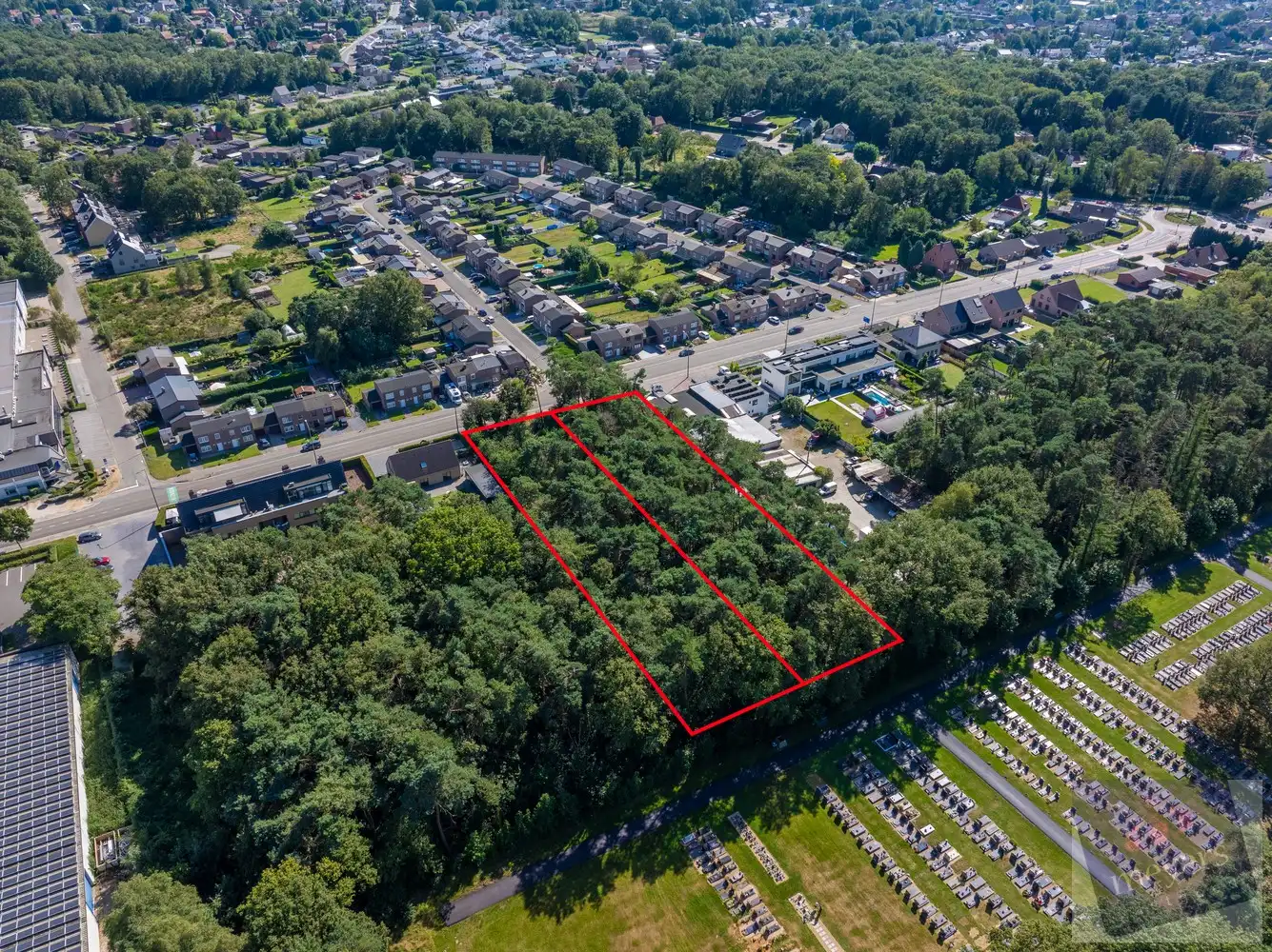 Exclusieve bouwgrond van 20a02ca met groene achterzijde foto 4