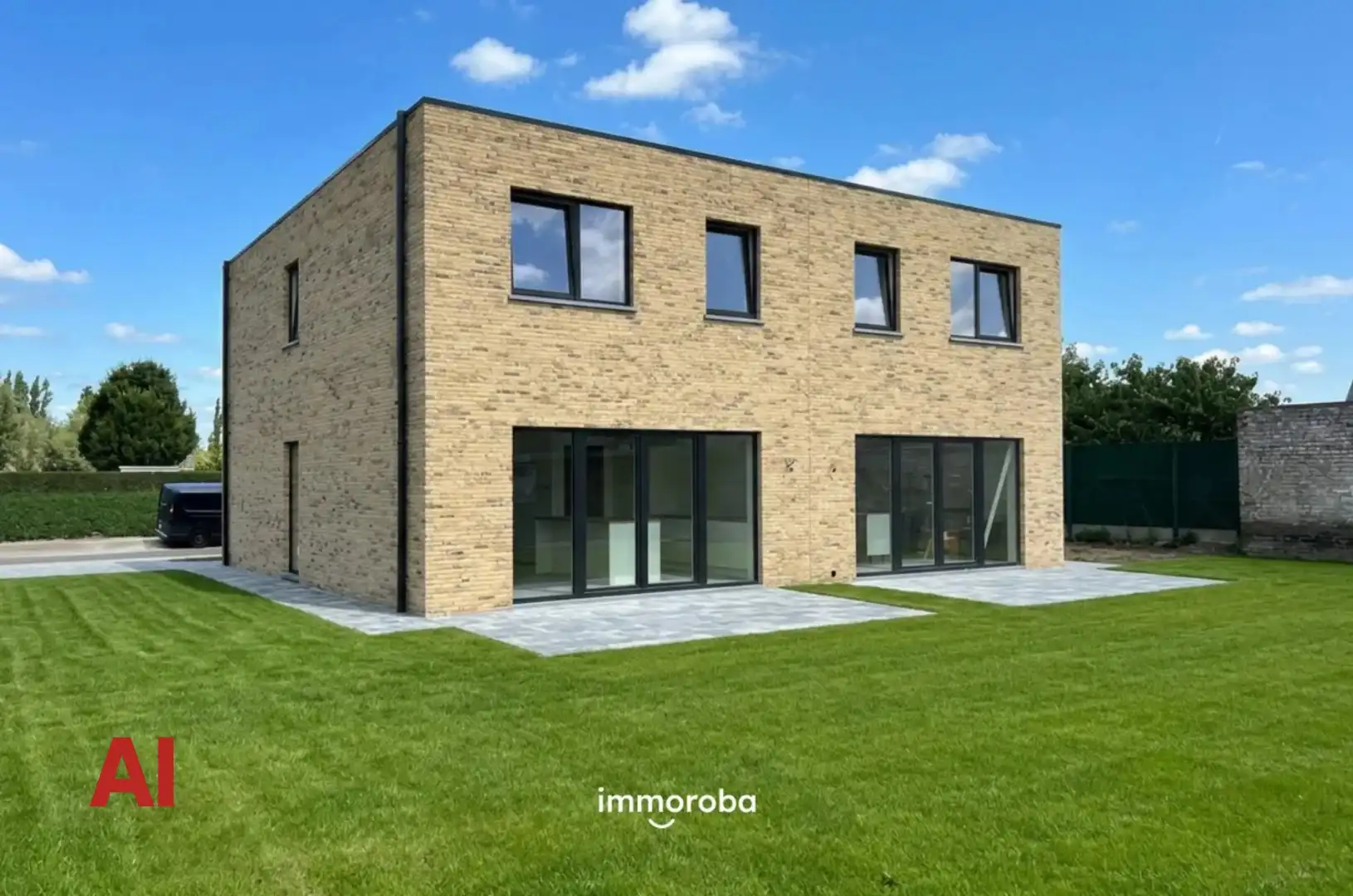Rustig gelegen, moderne, halfopen nieuwbouwwoning in Machelen (Zulte) foto 2