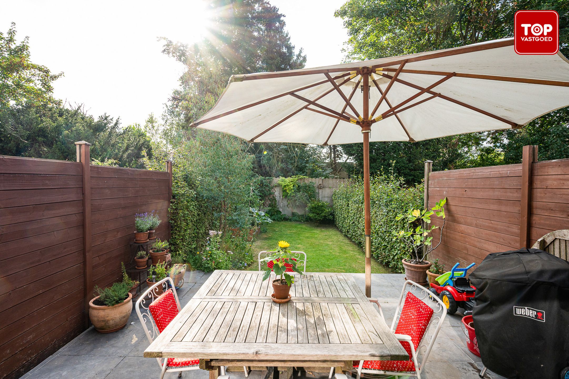 Instapklare en energiezuinige woning met zonnige tuin vlakbij de Bourgoyen foto 26