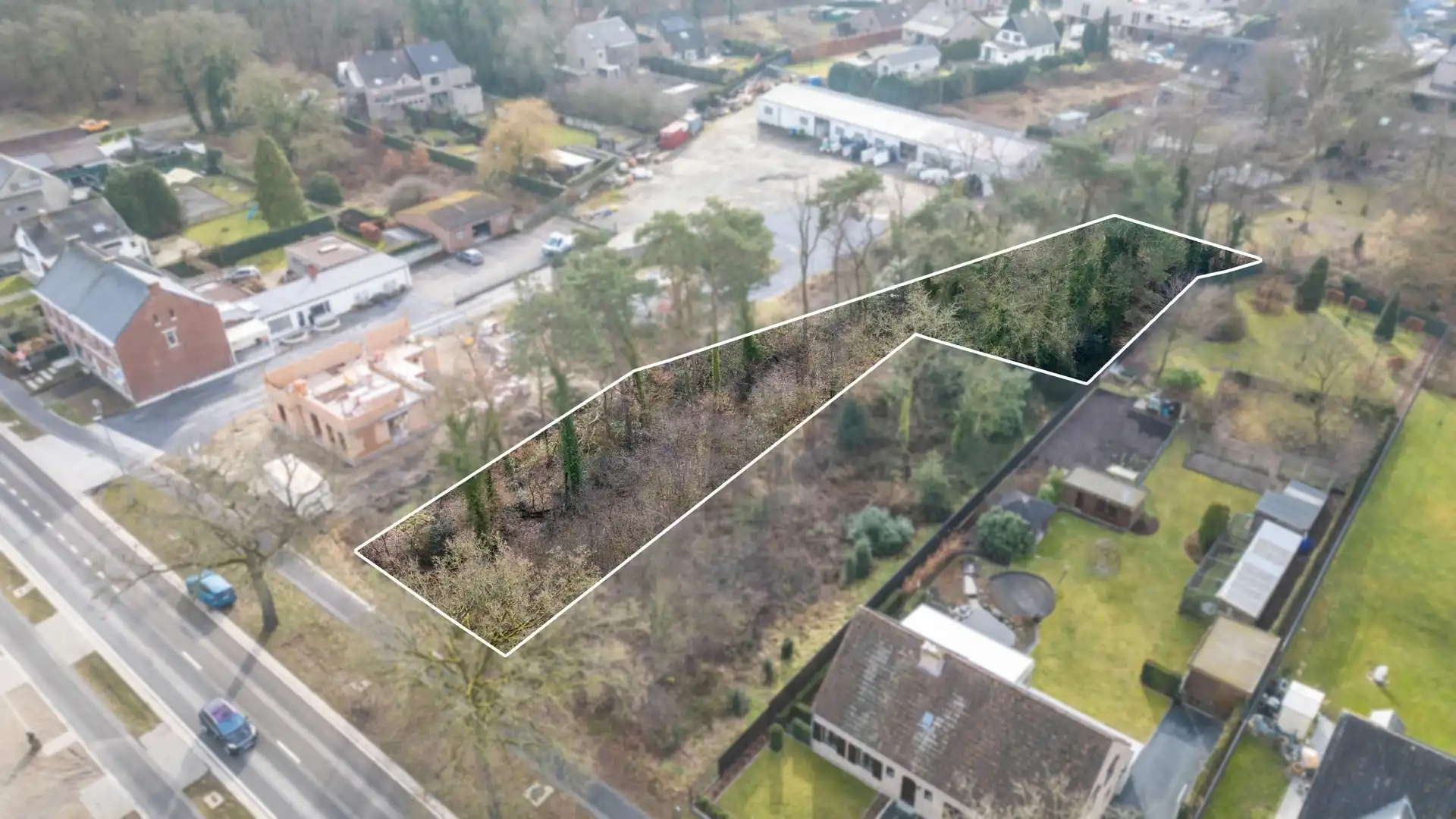 Bouwgrond voor open bebouwing 17a 37ca te As foto 2