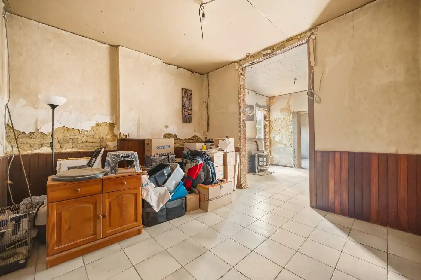 Verder te renoveren woning met grote hangar met 3 slpks foto 12