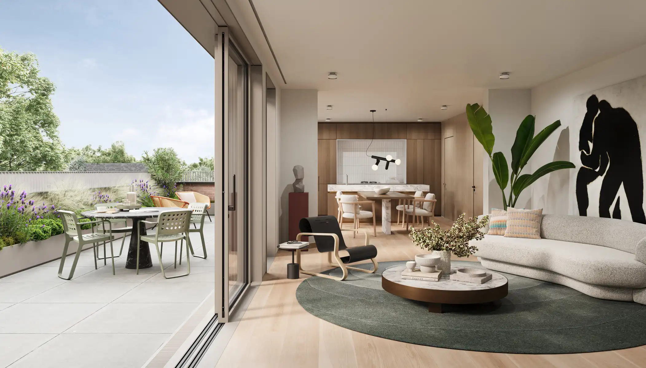 Gelijkvloers nieuwbouwappartement met 2 slaapkamers. foto 11