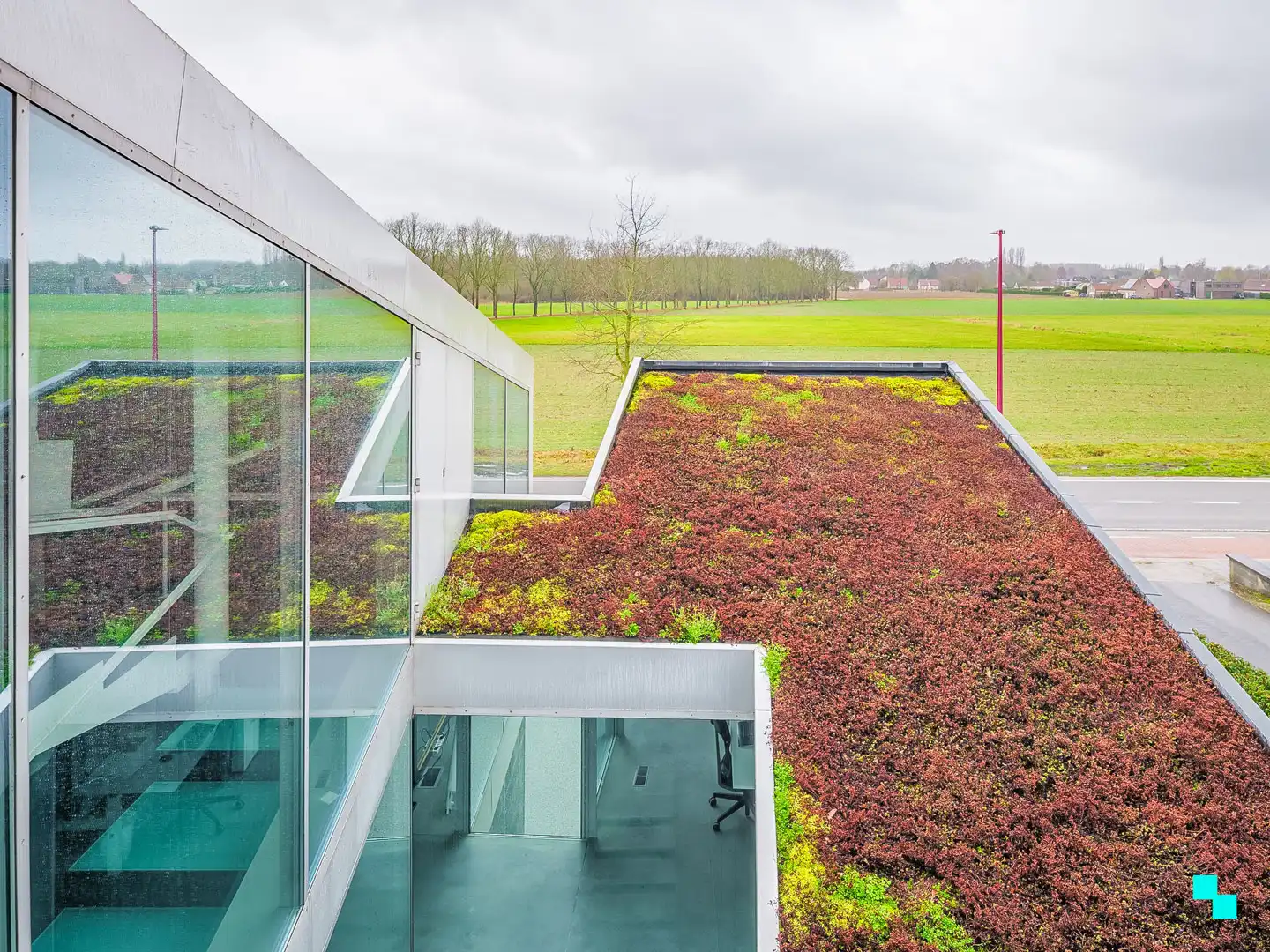 Architecturale kantoorruimte op ruim perceel nabij dorpskern Merelbeke foto 25