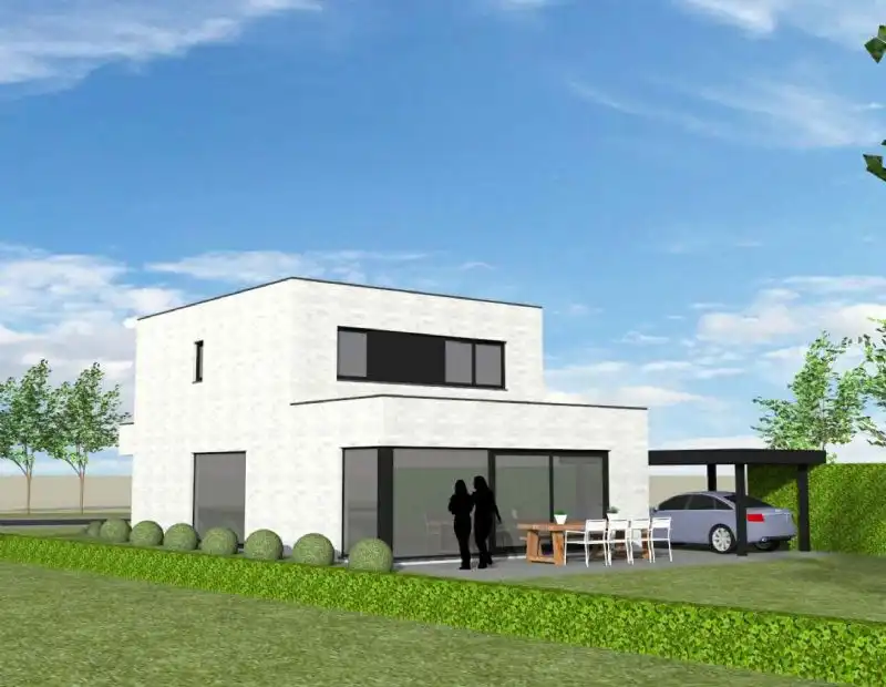 Nieuw te bouwen alleenstaande woning te Hamme. foto 3