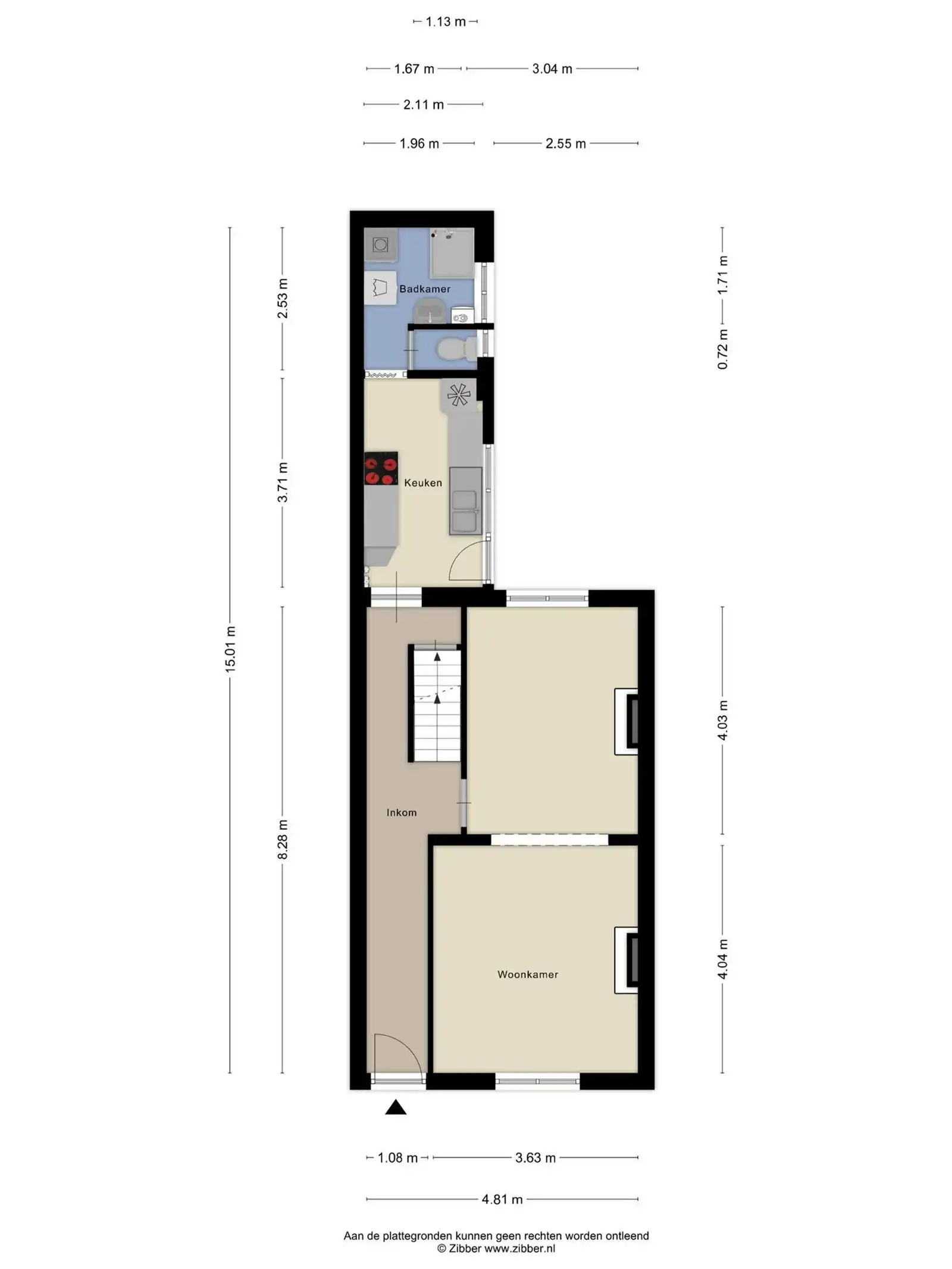 Te renoveren 3-gevelwoning met mogelijks 4 slaapkamers + garage foto 4