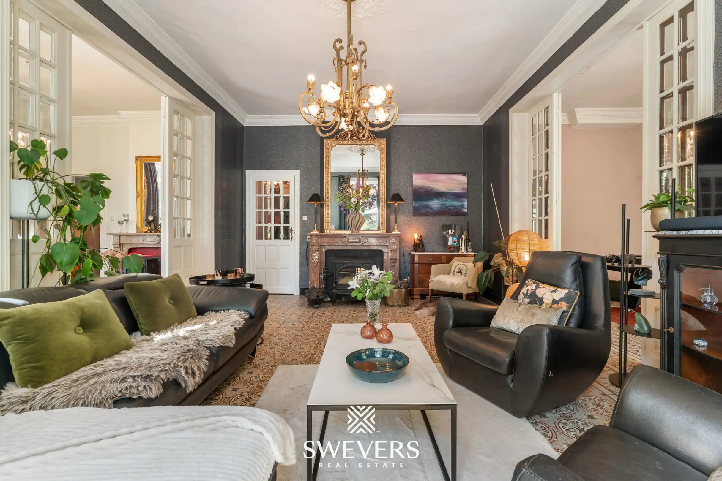 Belle-Epoque parel met 5 slpk in een park op 7.133m² foto 3