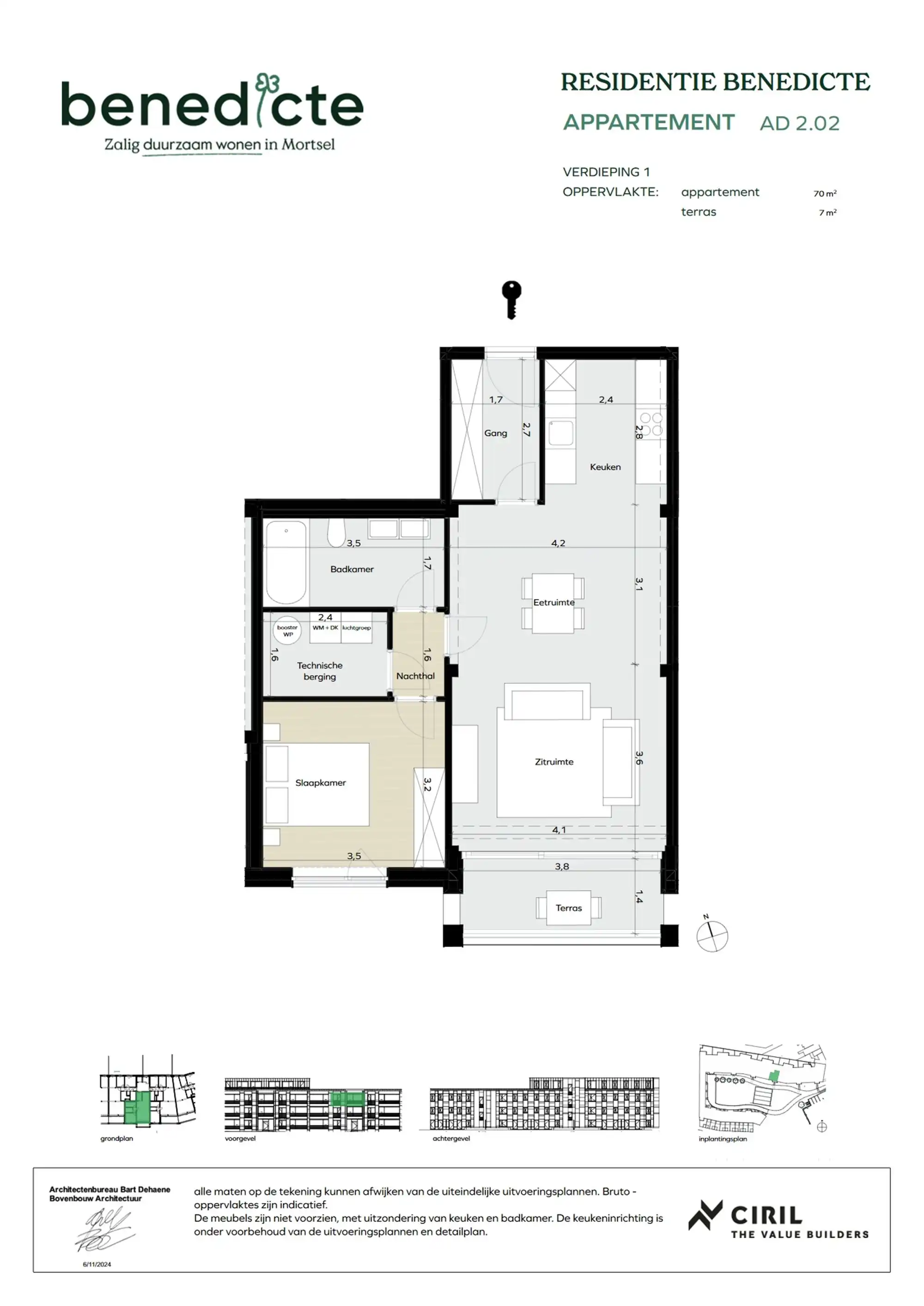 Appartement met terras foto 15