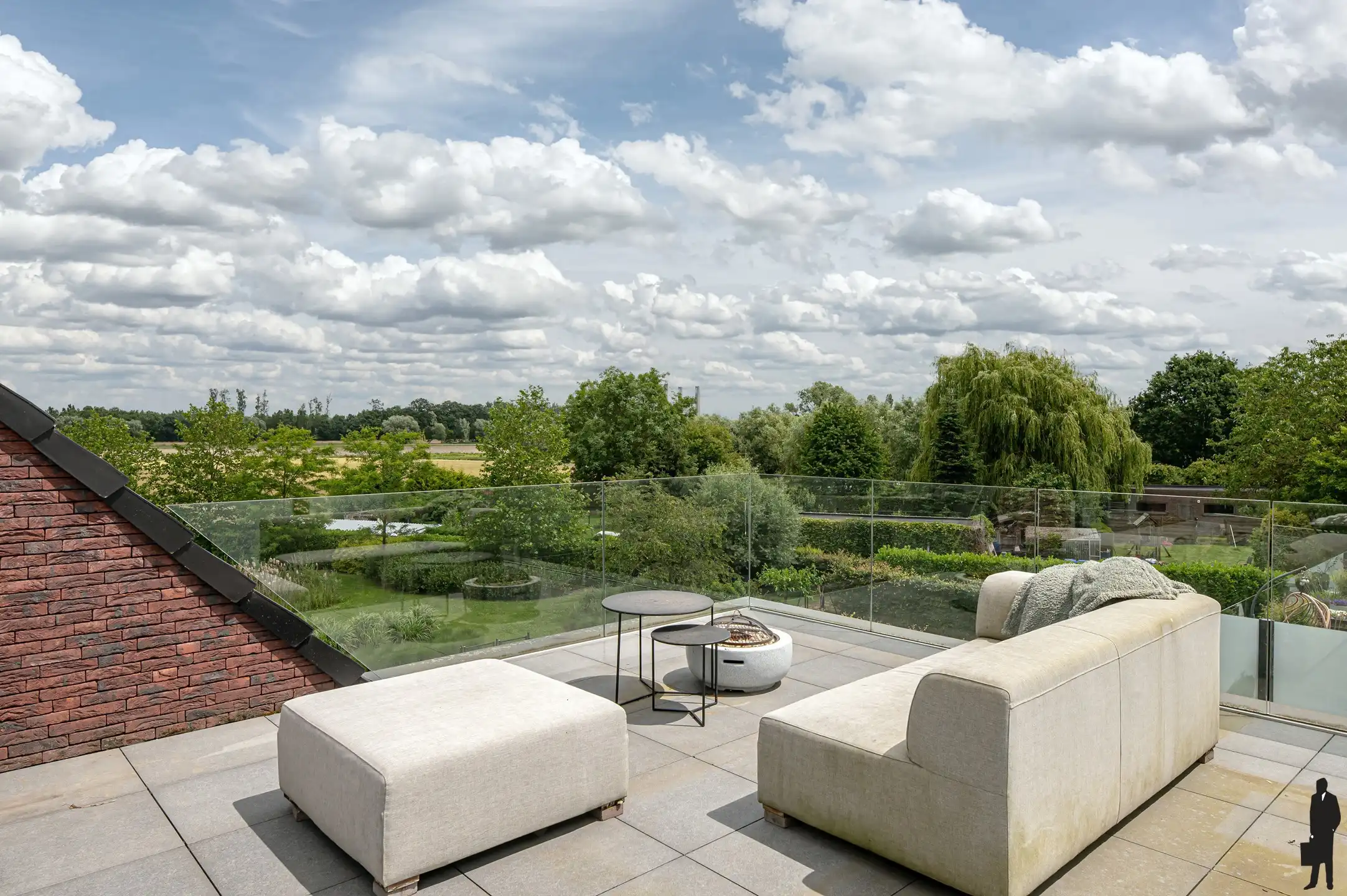 Prachtig BEN-duplexappartement met 3 slaapkamers en royaal zonneterras van 43 m² met vrij uitzicht op groen en weilanden. foto 2