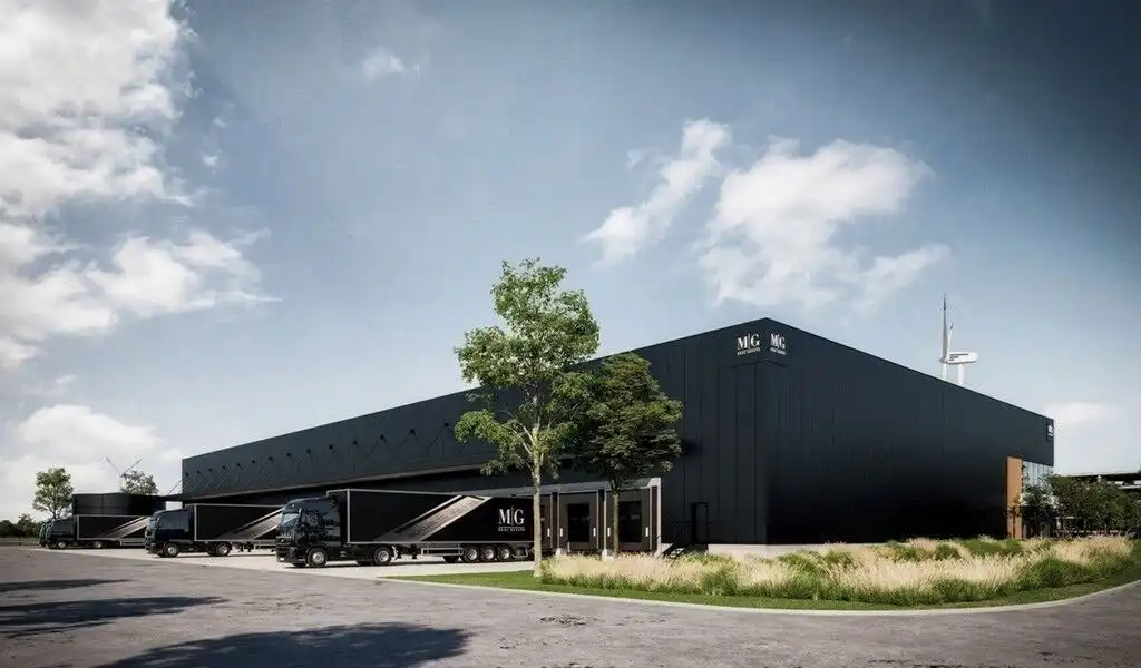 Bedrijfsgebouw op nieuwe logistieke site MG Park Kennedy te Gent foto 3