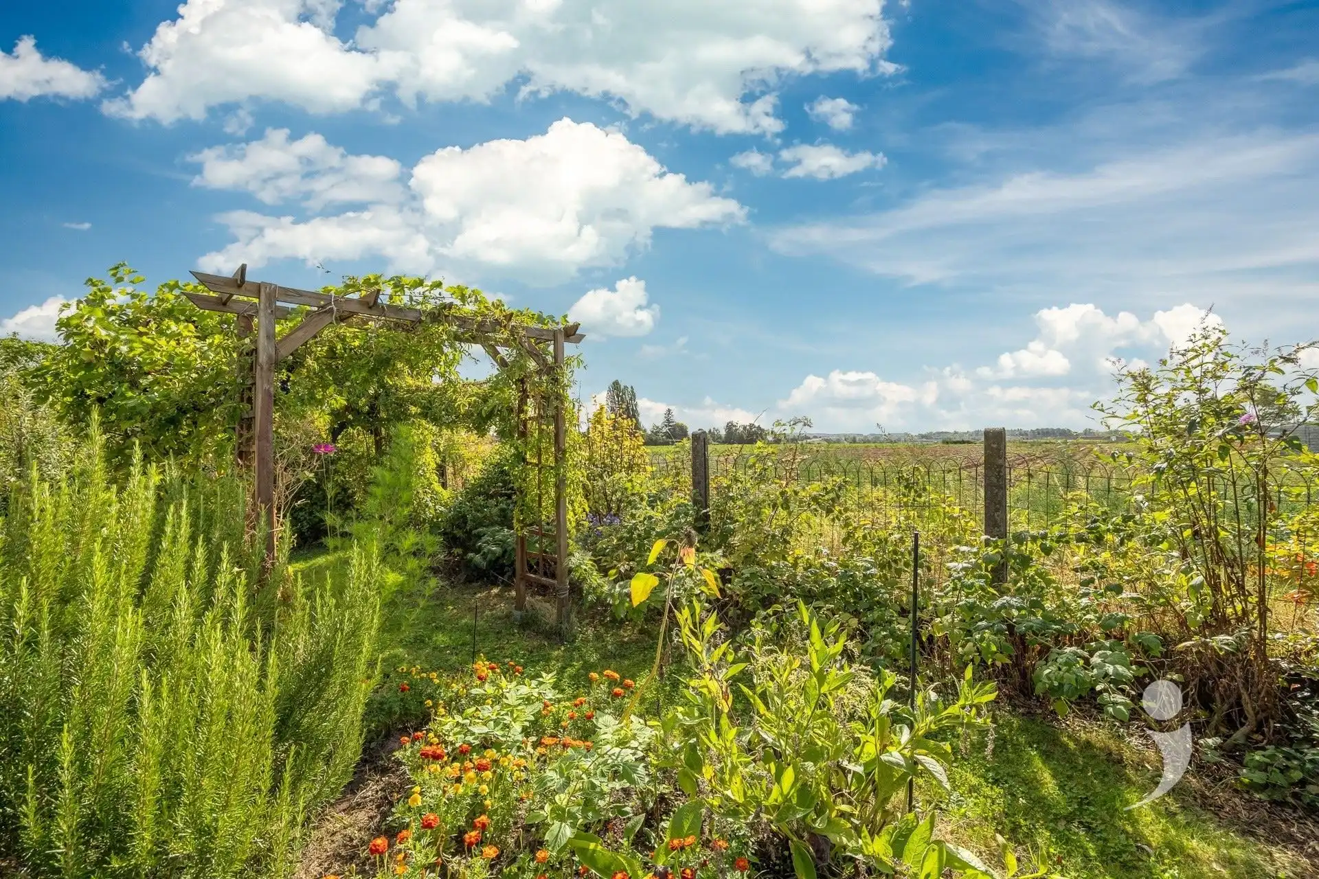 Gerenoveerde woning met prachtig zicht over de velden foto 31