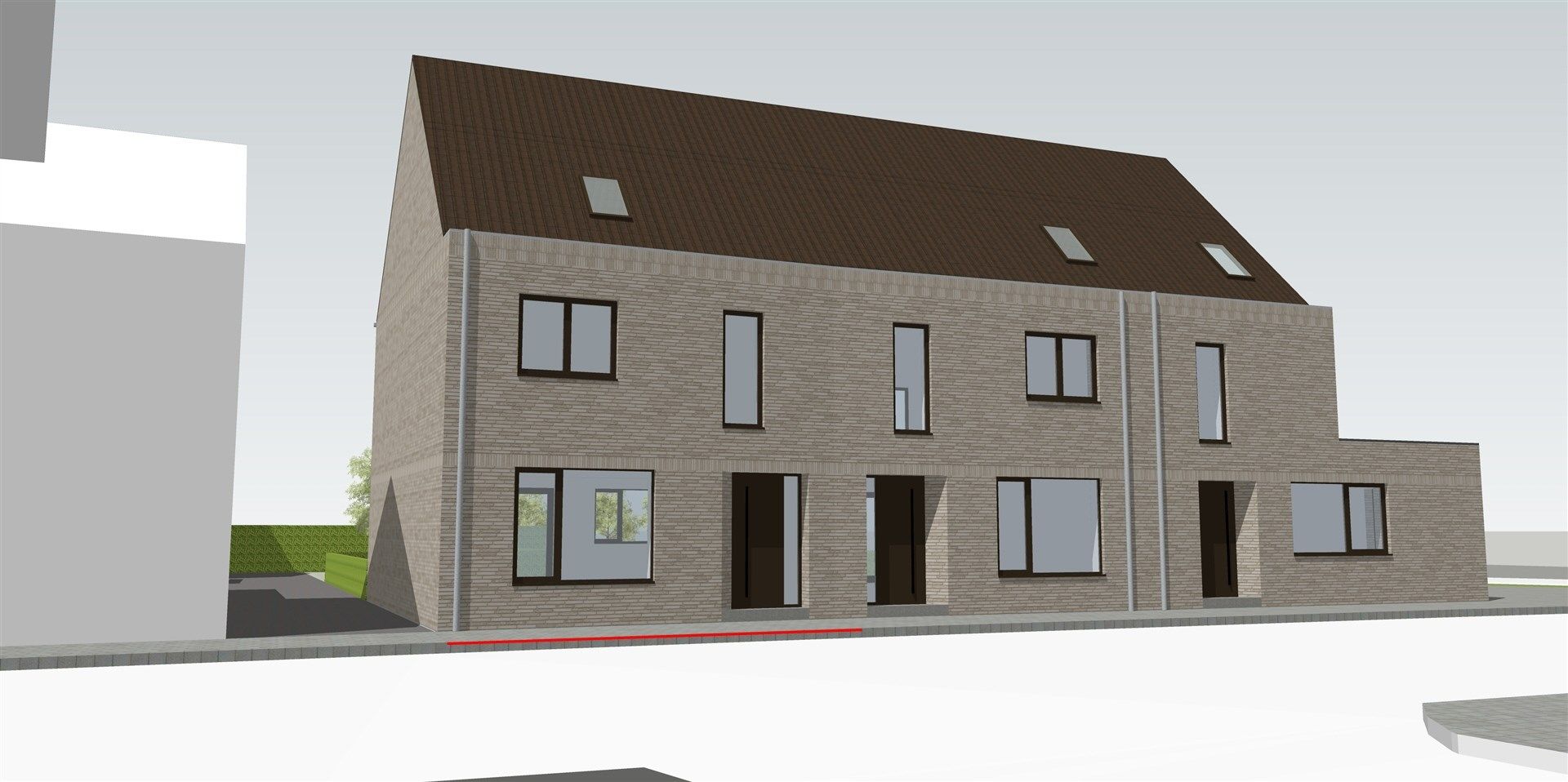 Hedendaagse nieuwbouwwwoning op een mooie woonlocatie in het hartje van Eksaarde foto {{pictureIndex}}