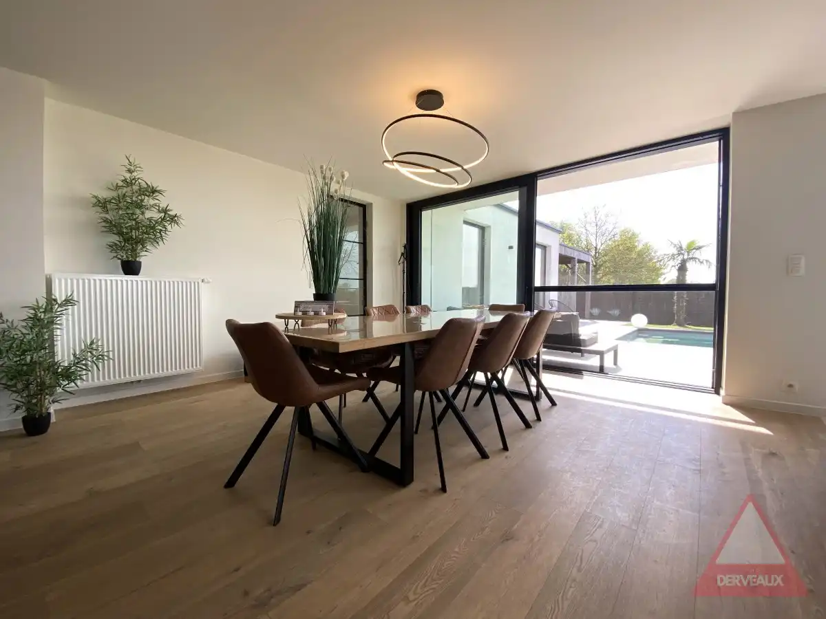 Moorsele – Exclusieve gelijkvloerse villa met panoramisch uitzicht en zwembad foto 7