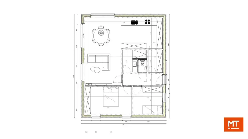 Rustig gelegen alleenstaande nieuwbouwwoning (gelijkvloers) met 2 slaapkamers en zonnige tuin in Passendale. foto 3