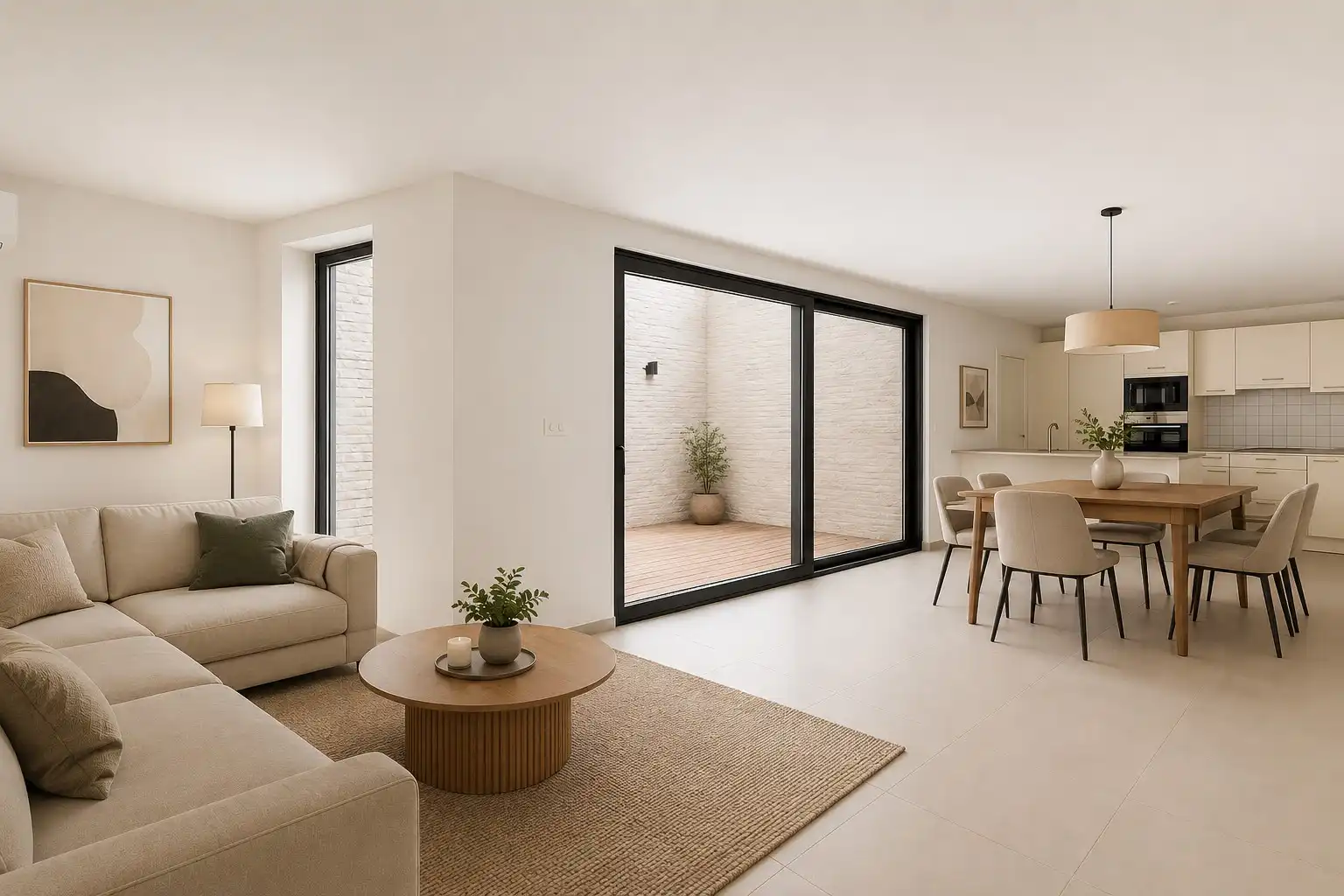 Stijlvol gelijkvloers wonen foto {{pictureIndex}}
