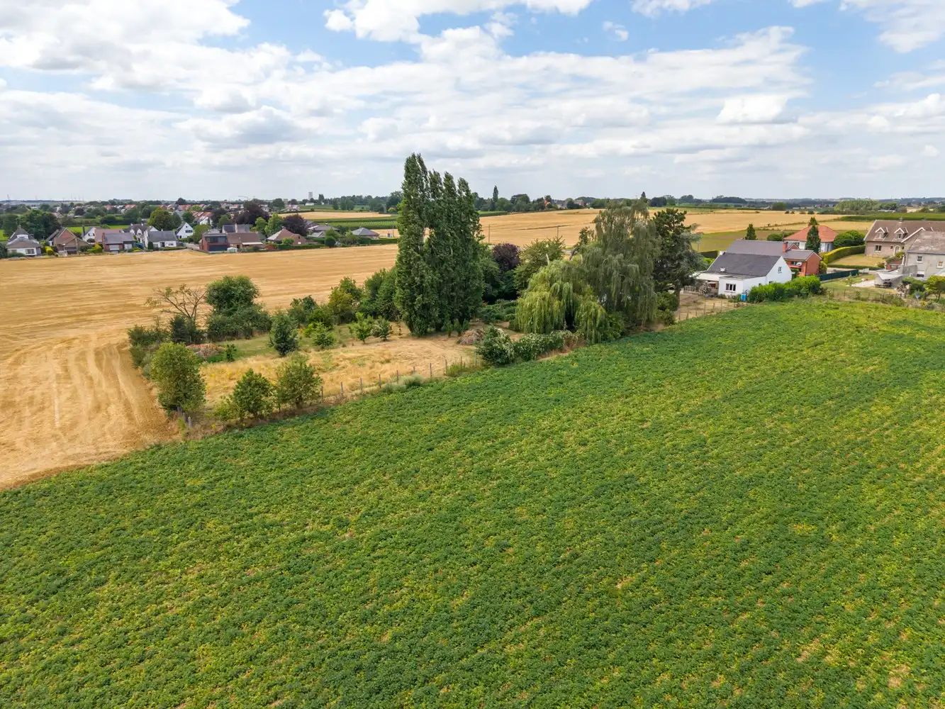 Open bebouwing op 20a - unieke ligging en eindeloos zicht op de velden foto 2