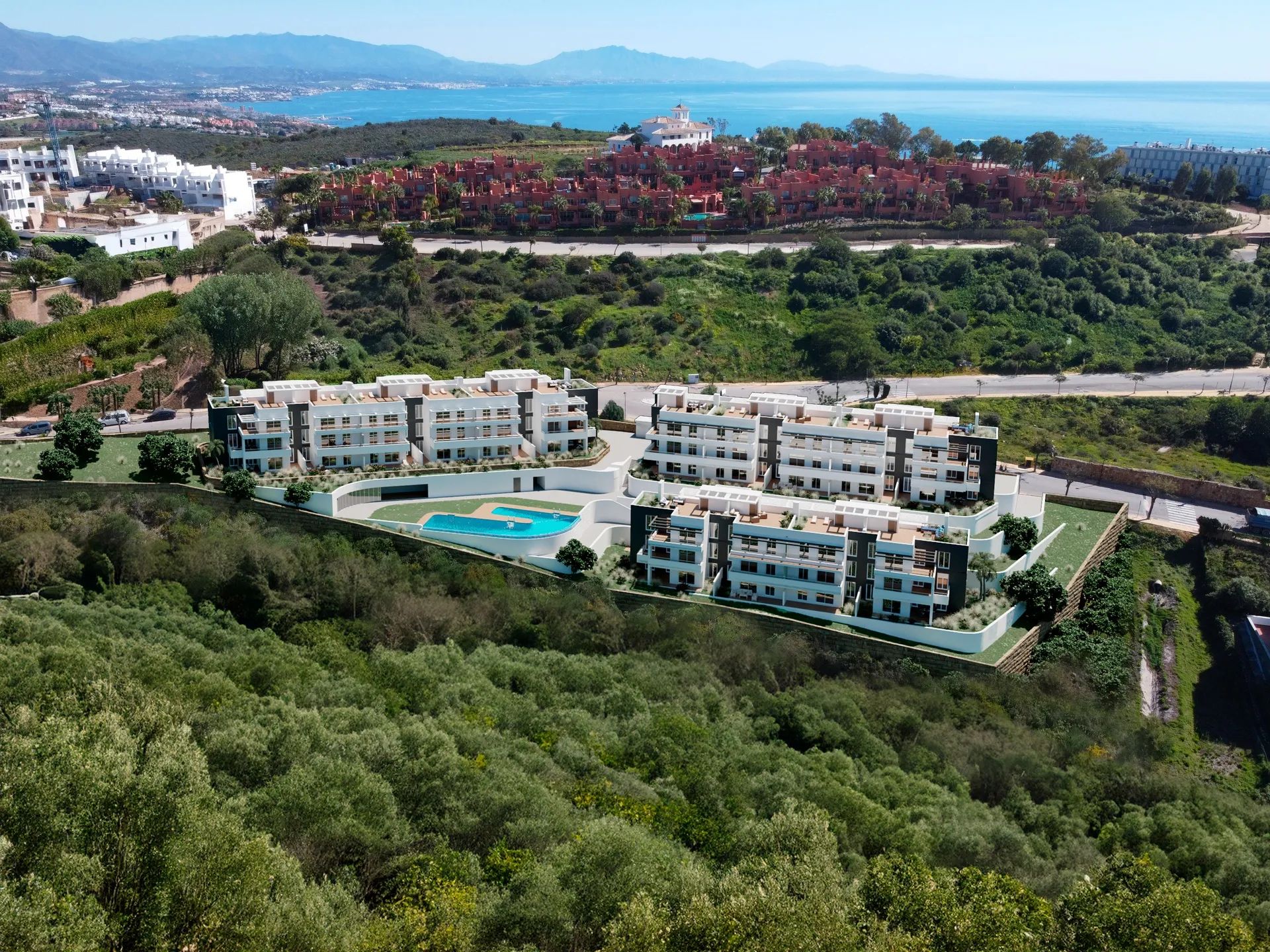 Exclusieve nieuwbouwappartementen in Manilva met adembenemend uitzicht op zee, Gibraltar en Afrika foto 14