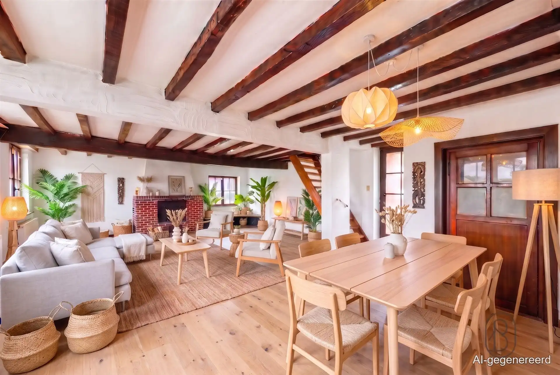 Charmante te renoveren fermette met 2 garages in Ronse foto 4