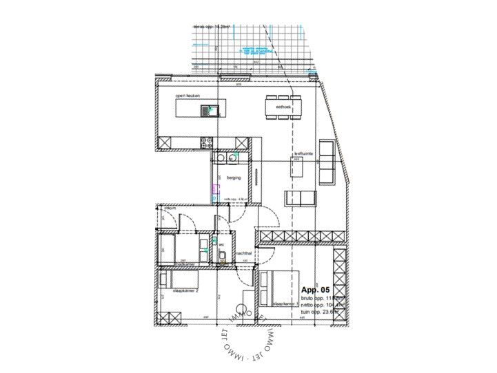 Gelijkvloers nieuwbouwappartement met tuin en twee slaapkamers foto 4