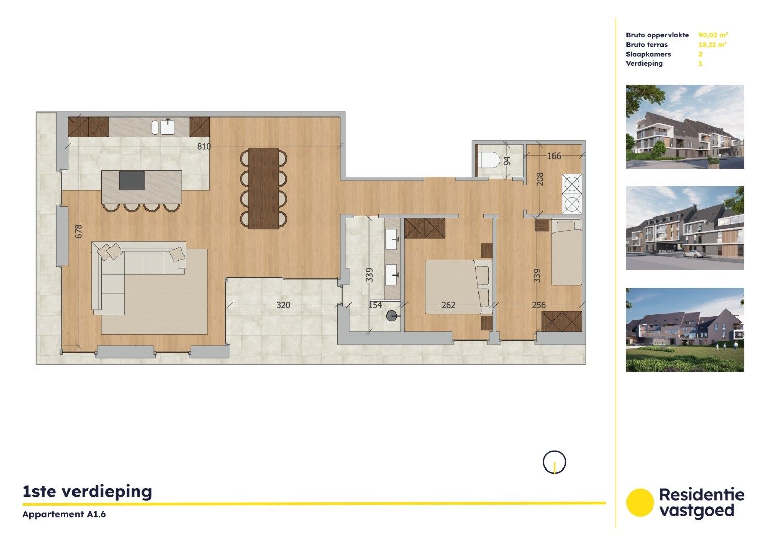 Appartement te koop Zandvoordsestraat 25 -/A1.6 - 8460 Oudenburg