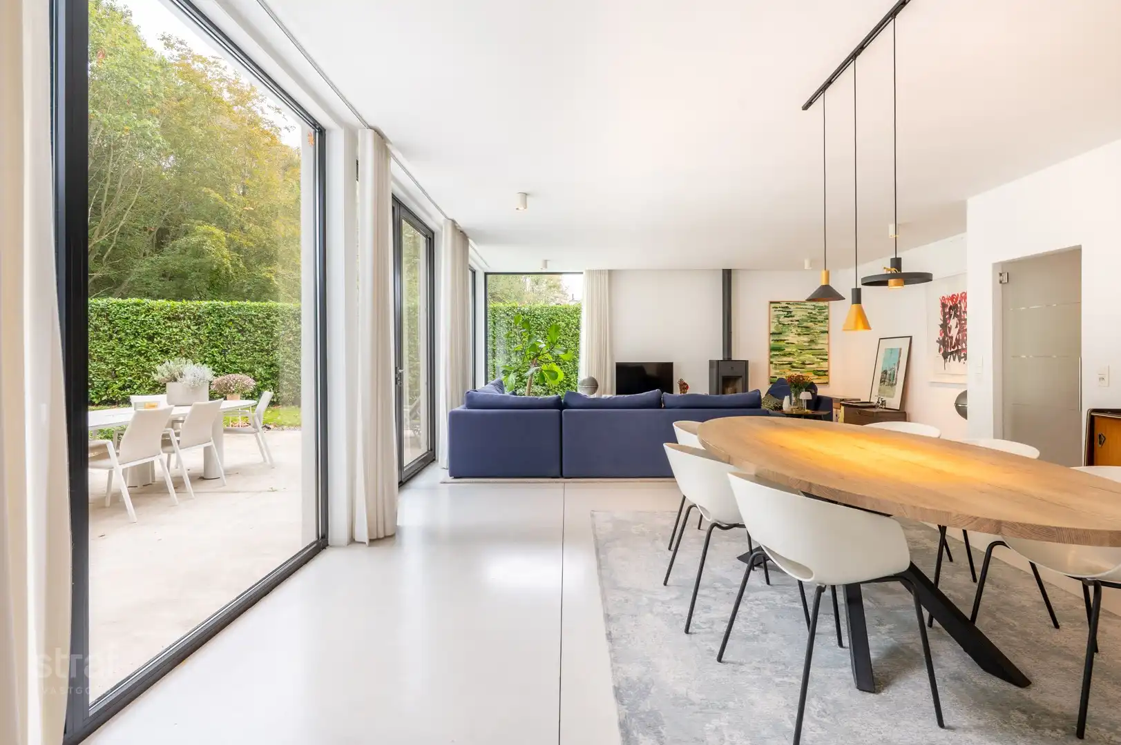 Gelijkvloerse woning met uniek, eindeloos zicht op het bos in Kruibeke foto 2