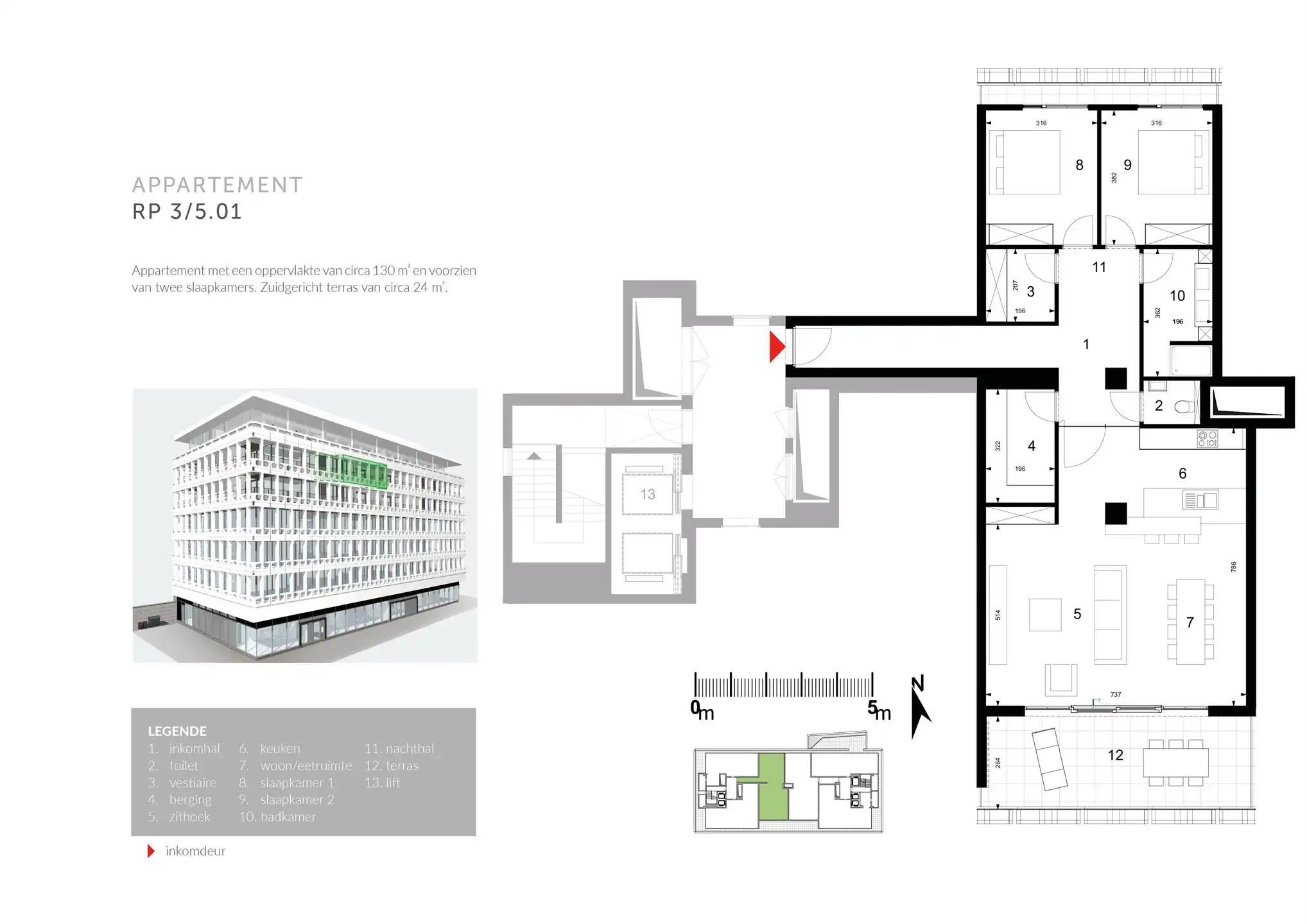 RIANT APPARTEMENT MET OVERDEKT TERRAS IN DE STAD foto 11