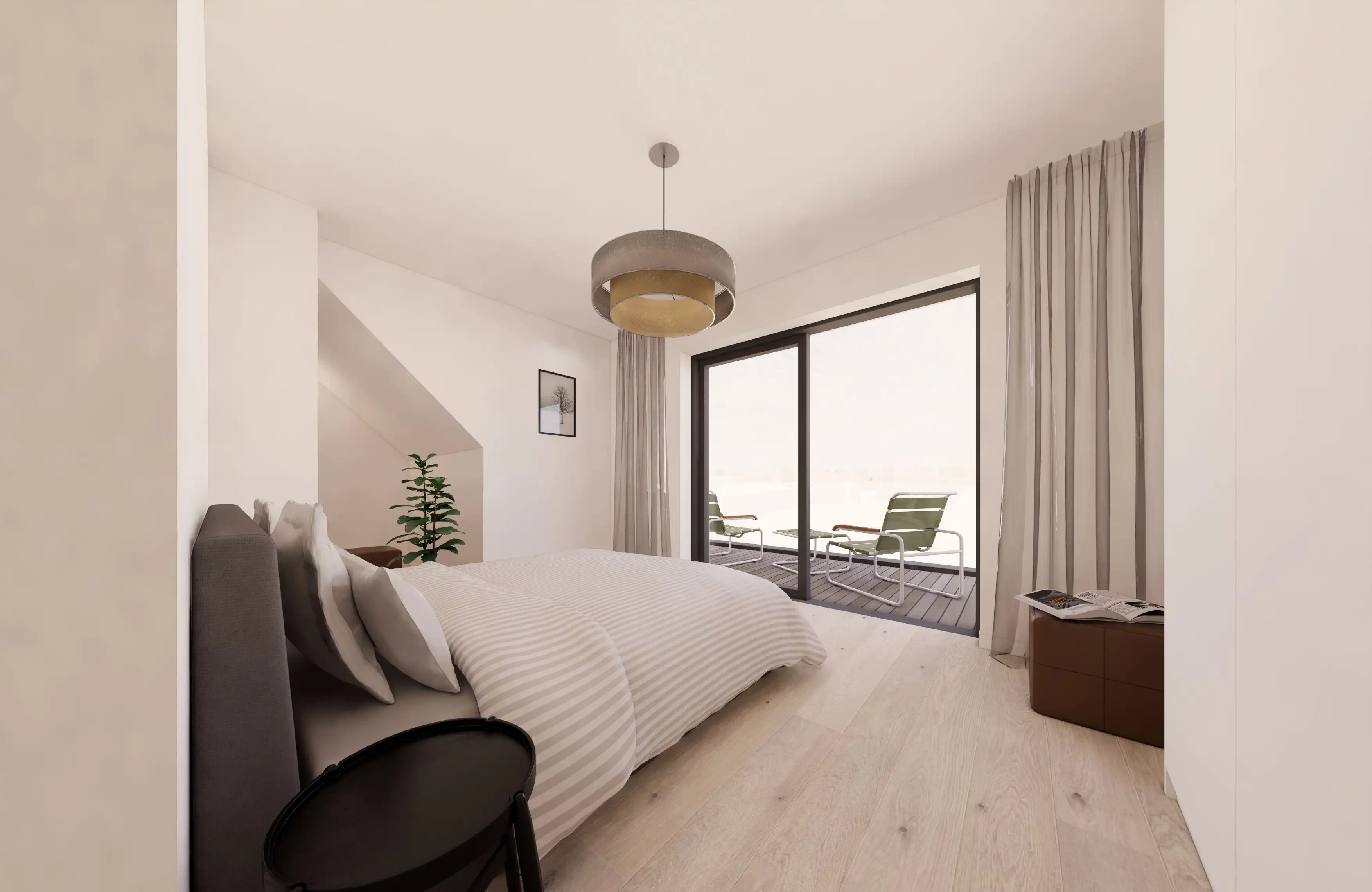 UNIEK DUPLEX APPARTEMENT MET 3 SLAAPKAMERS EN TERRASSEN – OP WANDELAFSTAND VAN ZEE! foto 5