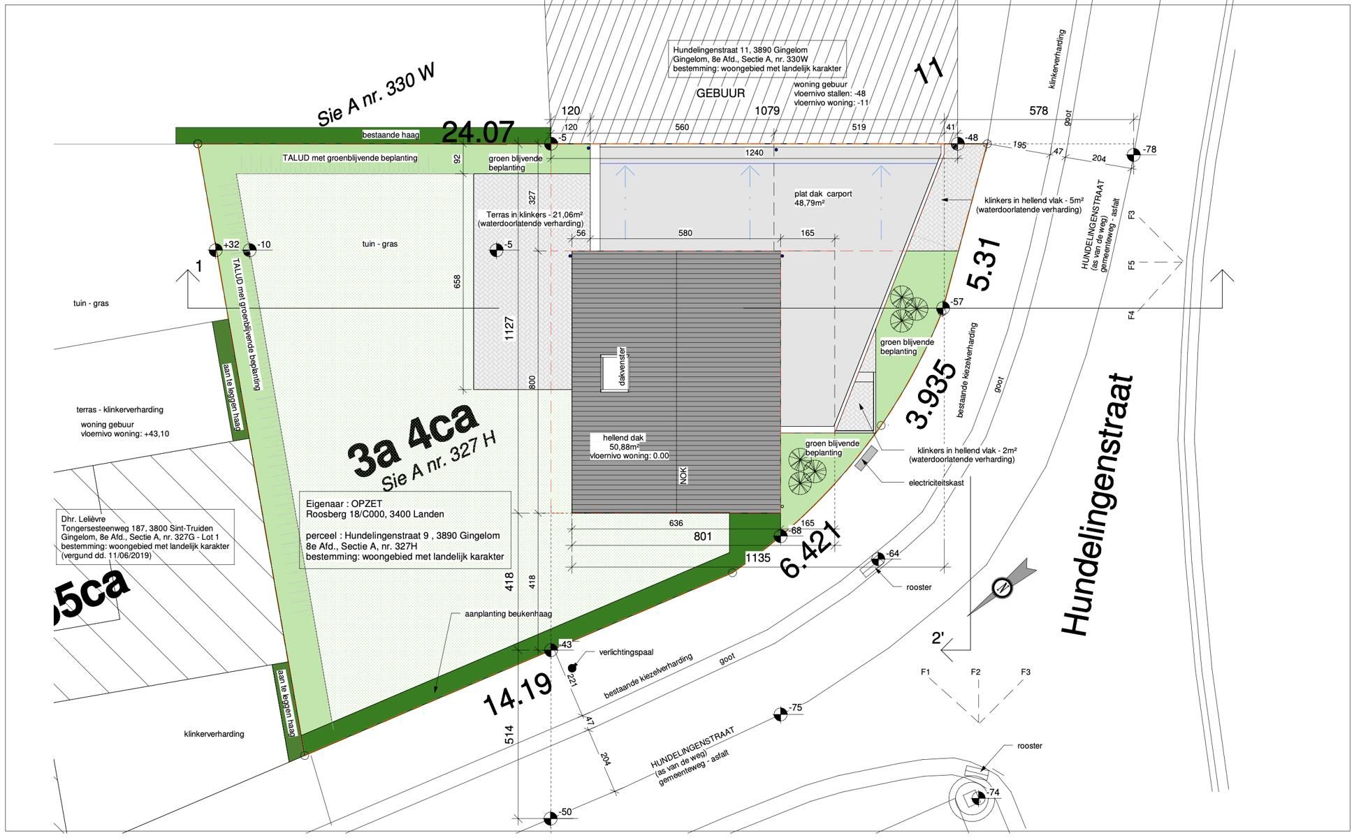 Bouwgrond voor HOB met vergunde plannen op 3a4ca foto 4