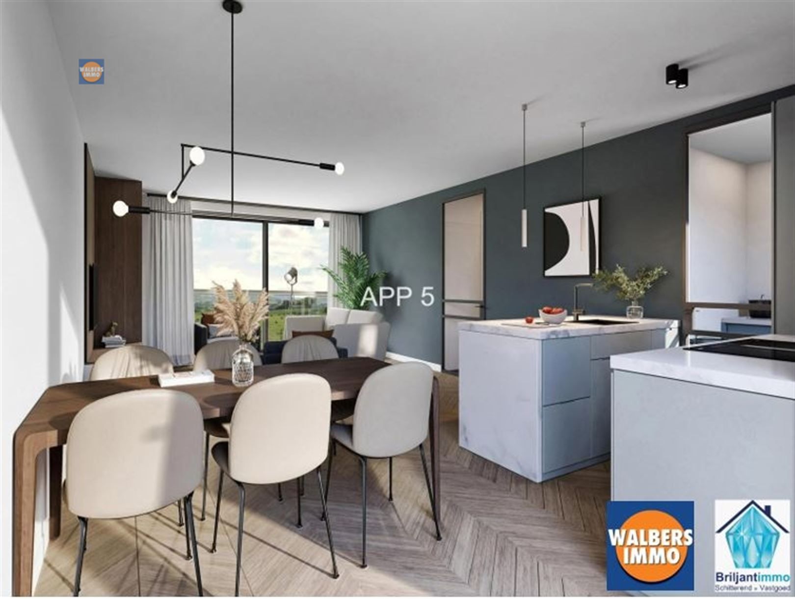Nieuwbouw appartement met twee slaapkamers foto 4