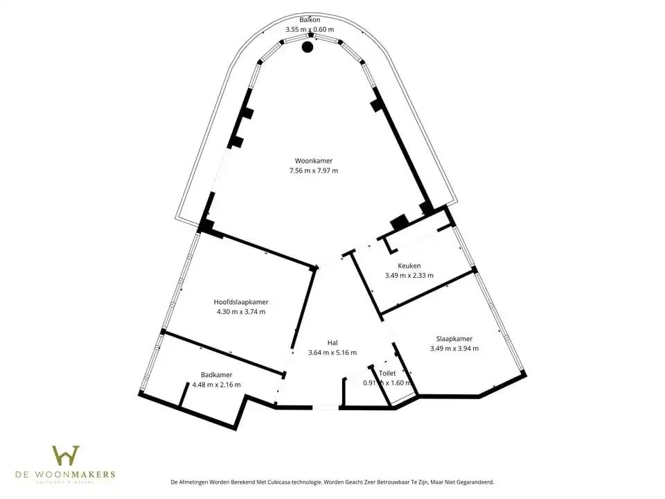 LICHTRIJK APPARTEMENT MET 2 SLKS IN HET CENTRUM VAN SINT-TRUIDEN foto 21