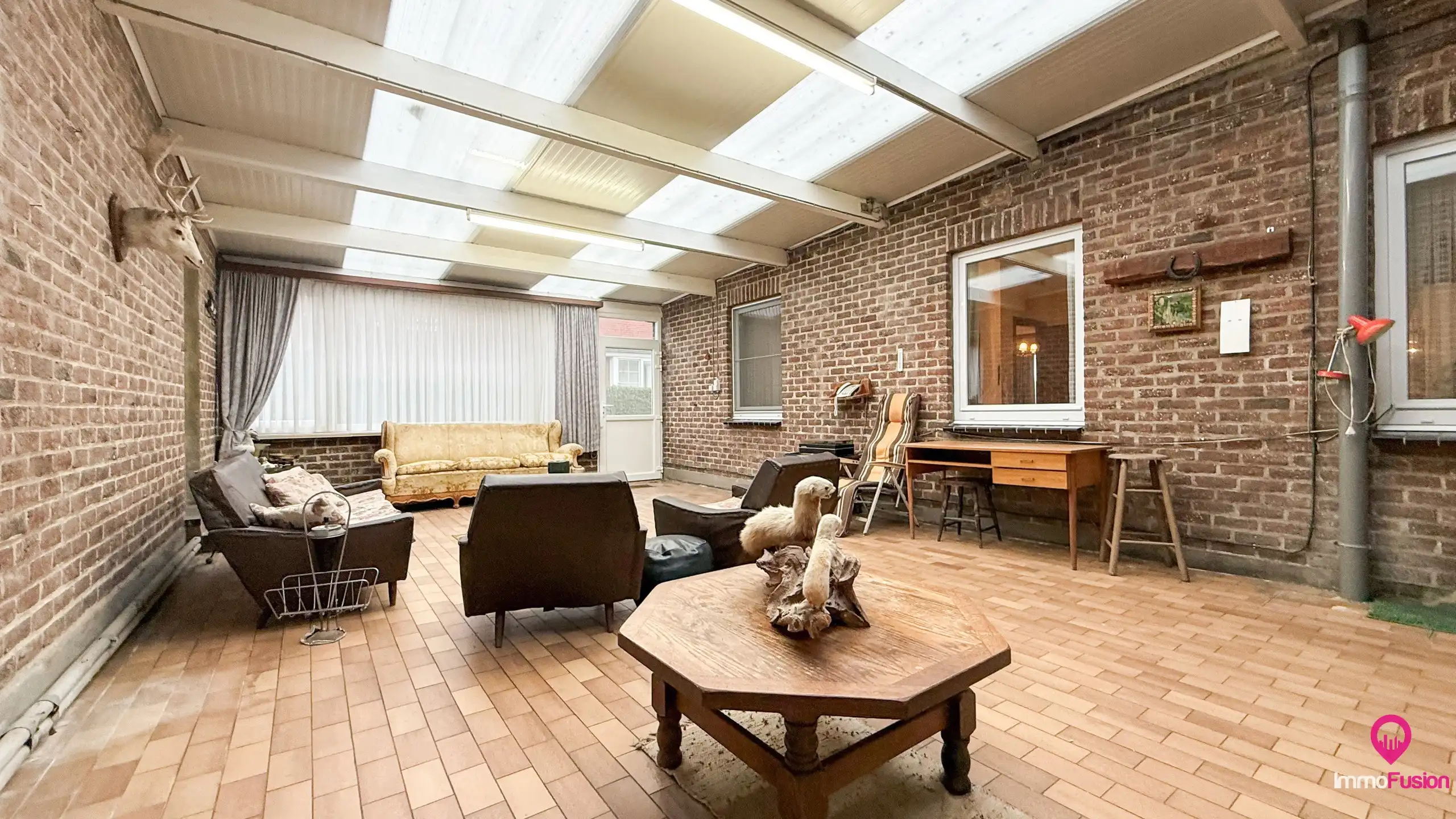 Bungalow met grote werkplaats en weide op 42 are in Alken foto 24