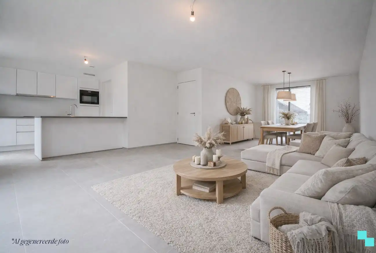 Volledig afgewerkte nieuwbouwwoning met carport te Sleihage foto 4