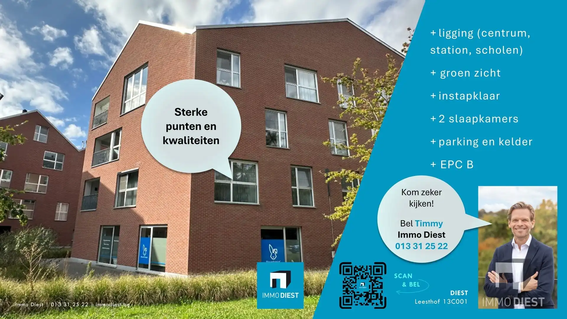 Instapklaar appartement met 2 slpks, terras, parking en kelder foto 29