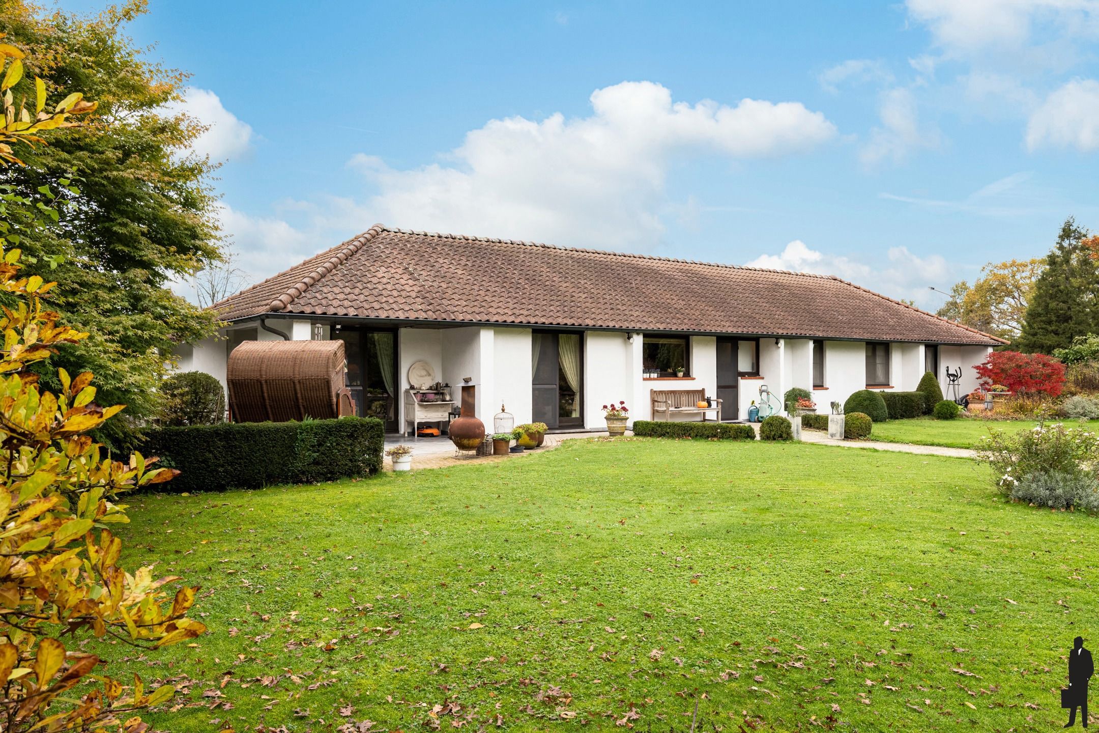 Laagbouwvilla met uitzicht op bos en weilanden nabij Postel foto 20