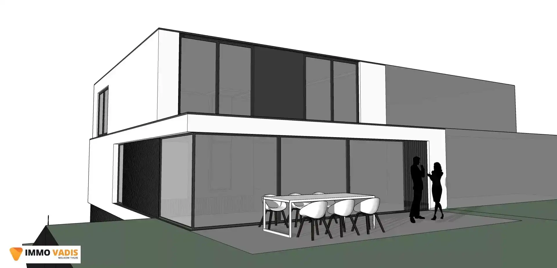 Landelijke gelegen bouwgrond voor  halfopen bebouwing foto 8