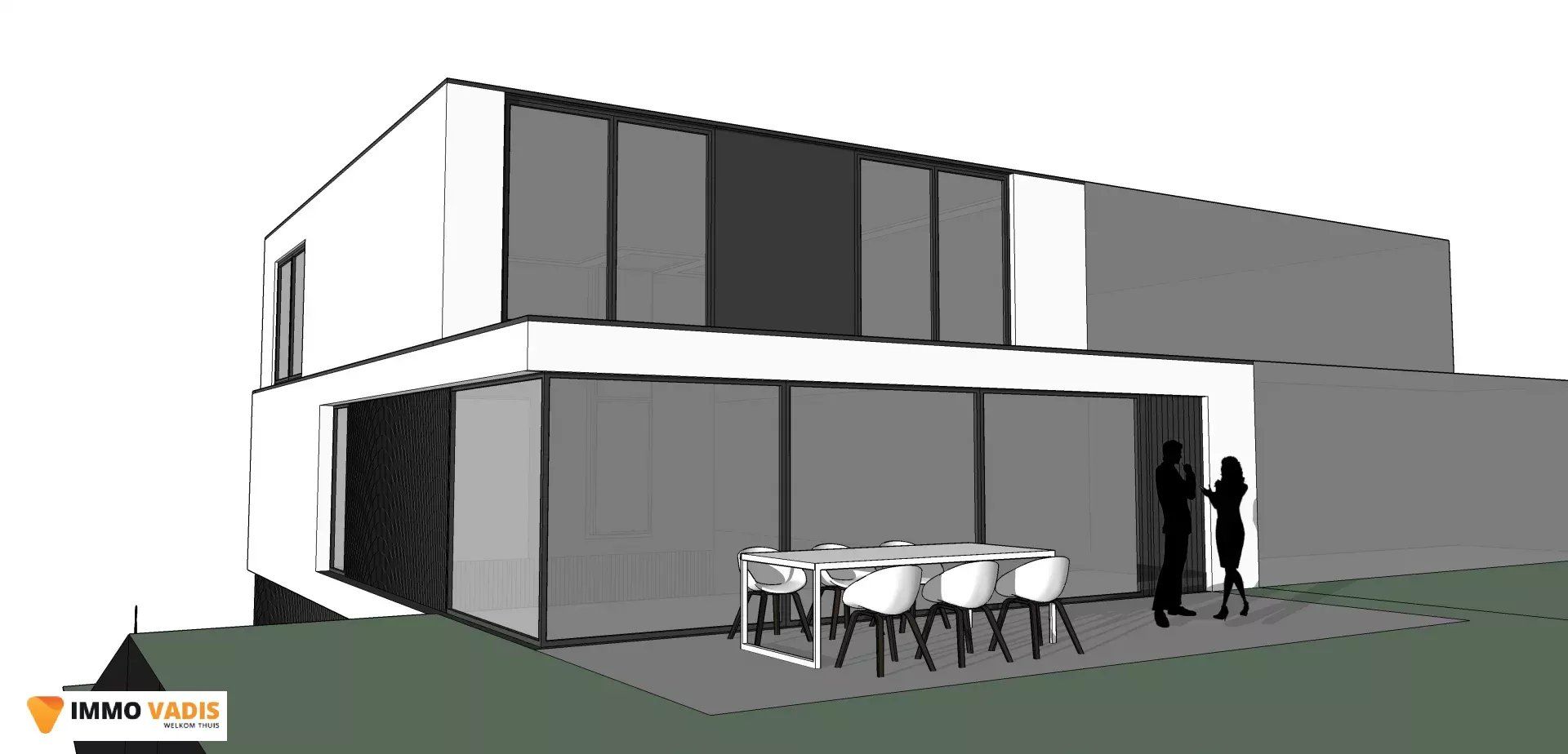 Landelijke gelegen bouwgrond voor  halfopen bebouwing foto 5